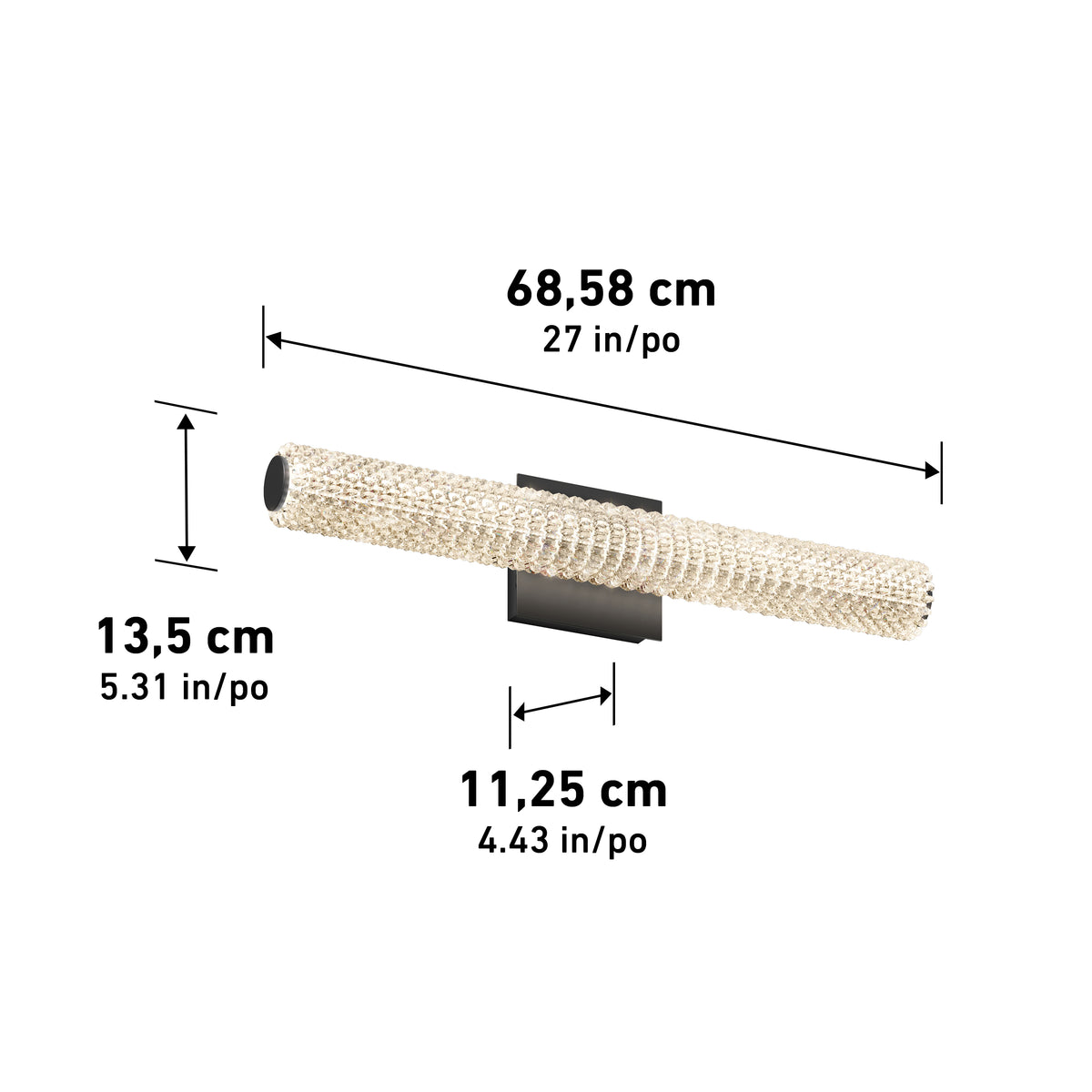 Exalto modern LED bathroom vanity light