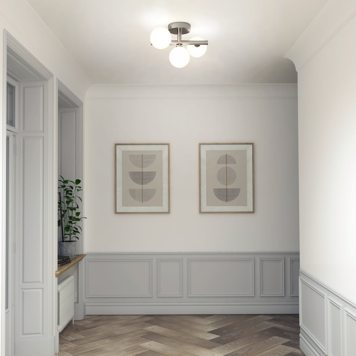Bloom 13 in. (33 cm) Modern LED Flush Mount Ceiling Light 3 CCT