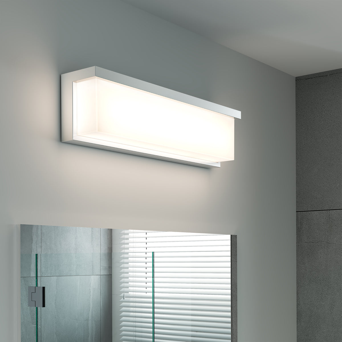 Bristol 18 po (46 cm) luminaire de vanité DEL intégré 3 TCL pour salle de bain