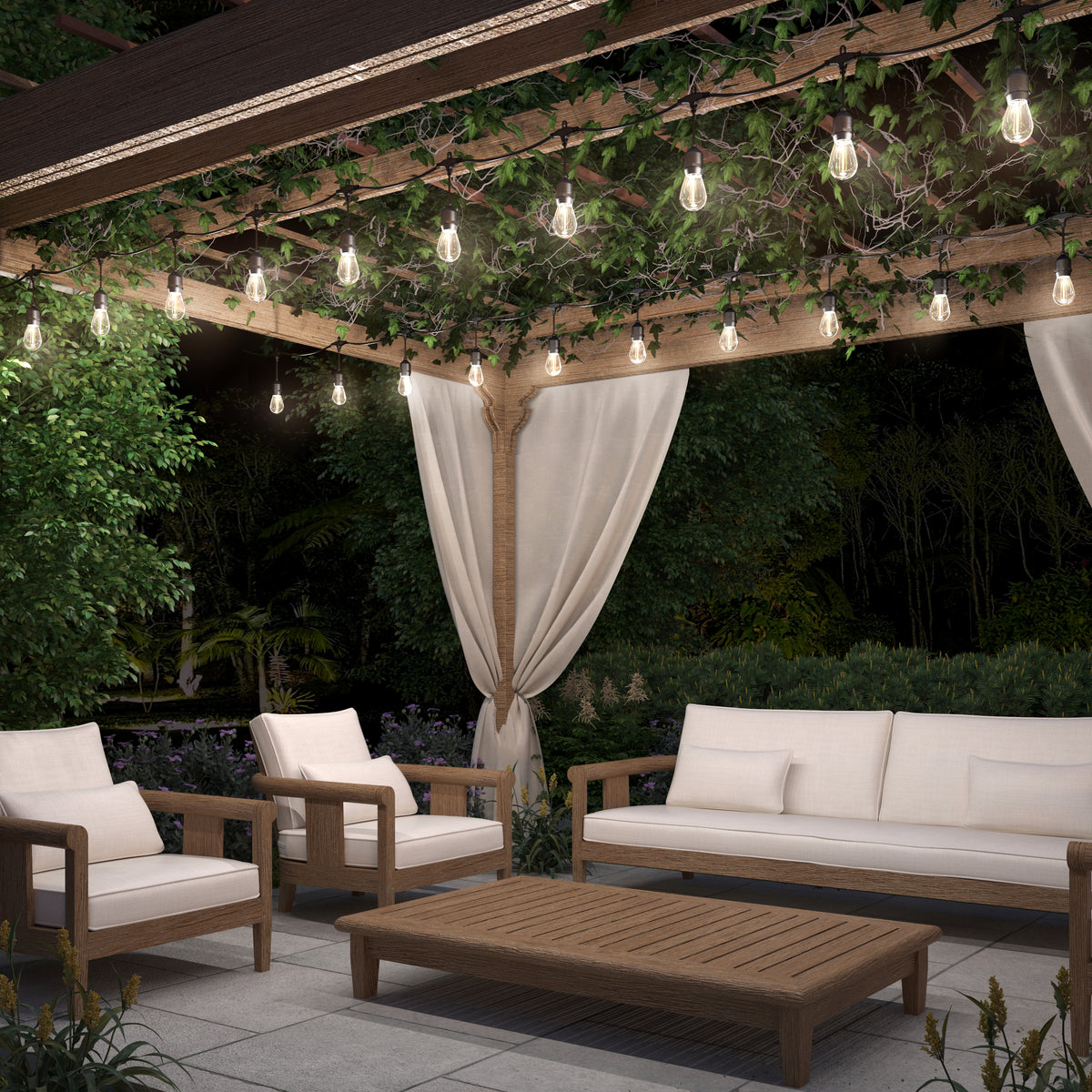 Blaze 20 LED Outdoor Solar String Lights