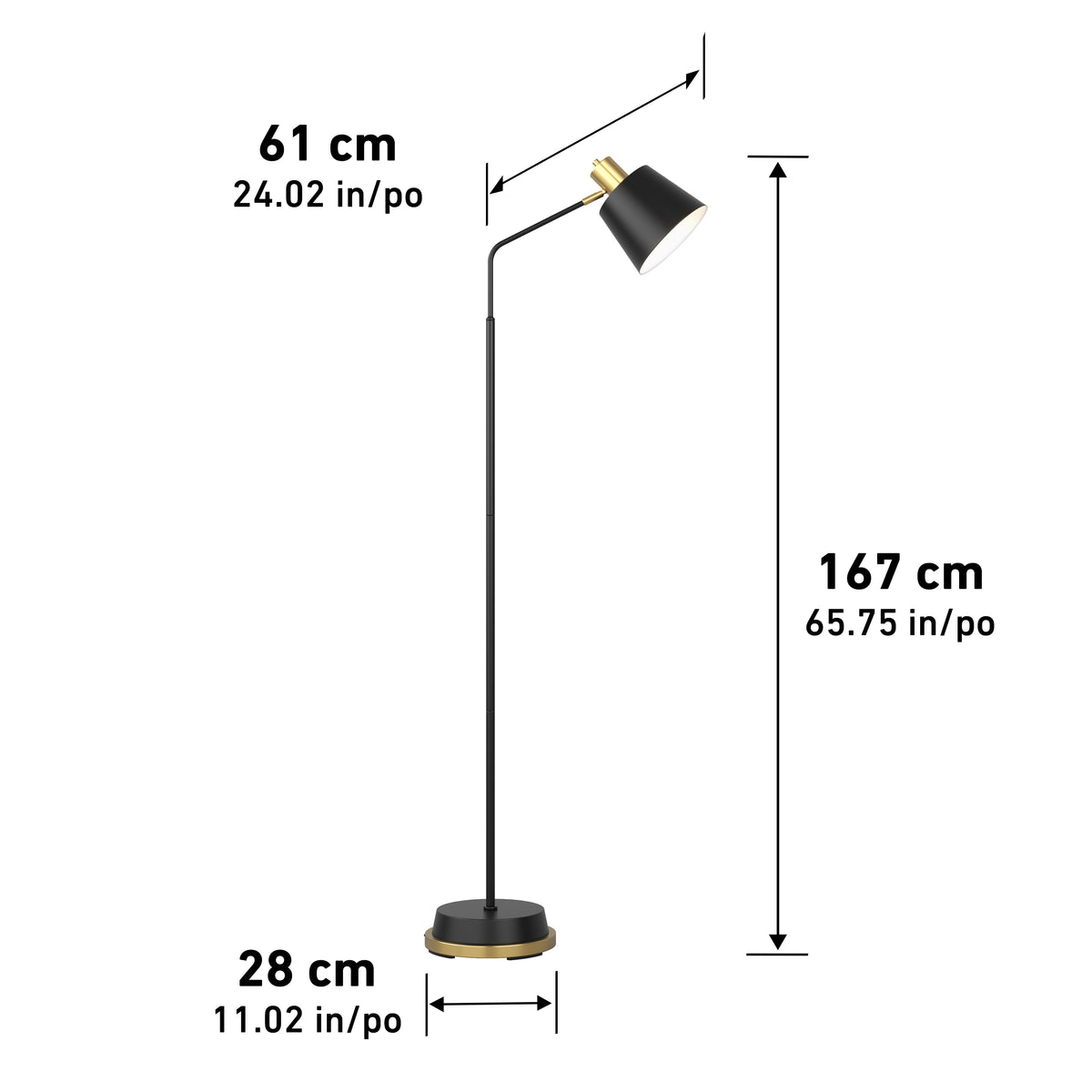 Alton lampadaire à DEL