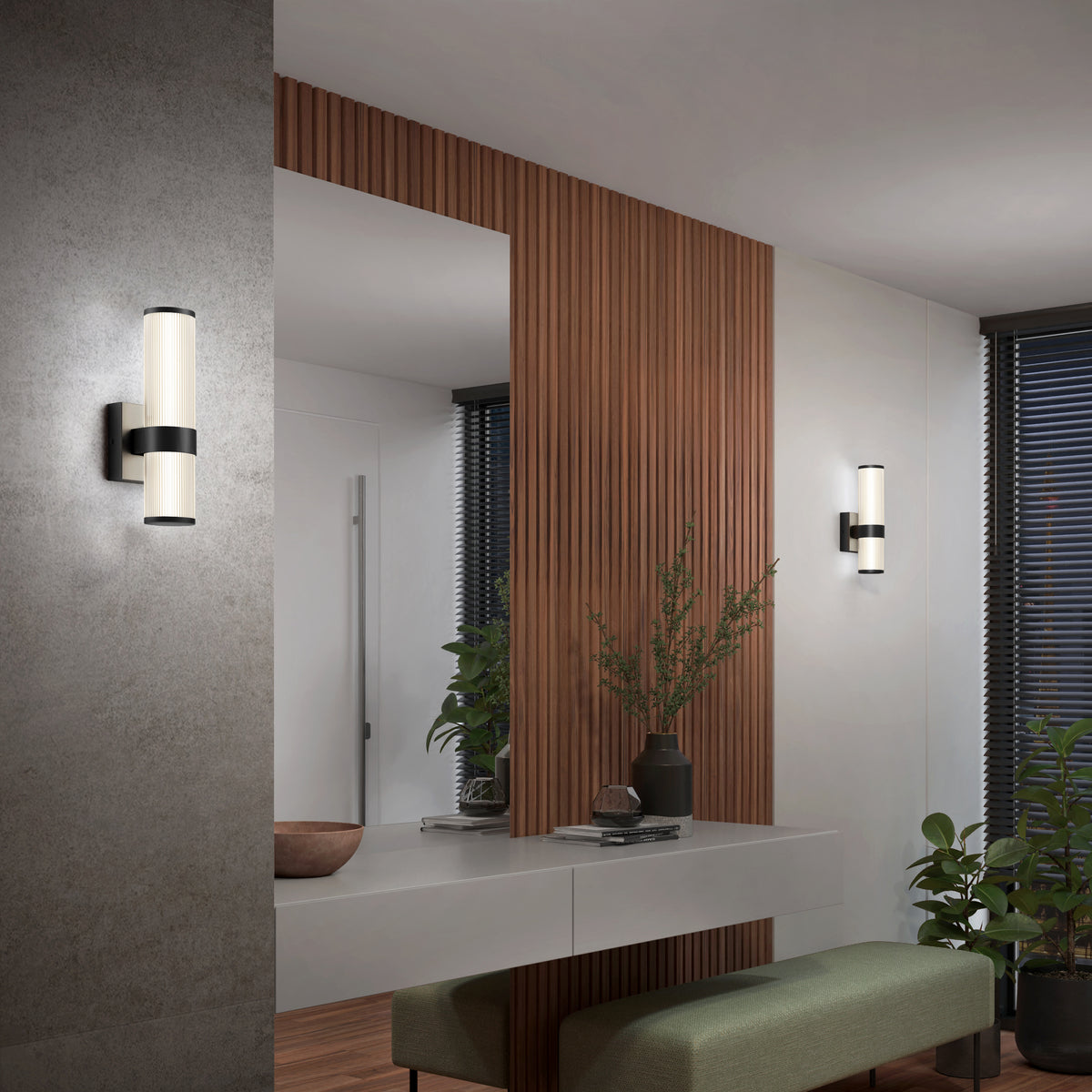 Mirado modern LED wall sconce 5 CCT