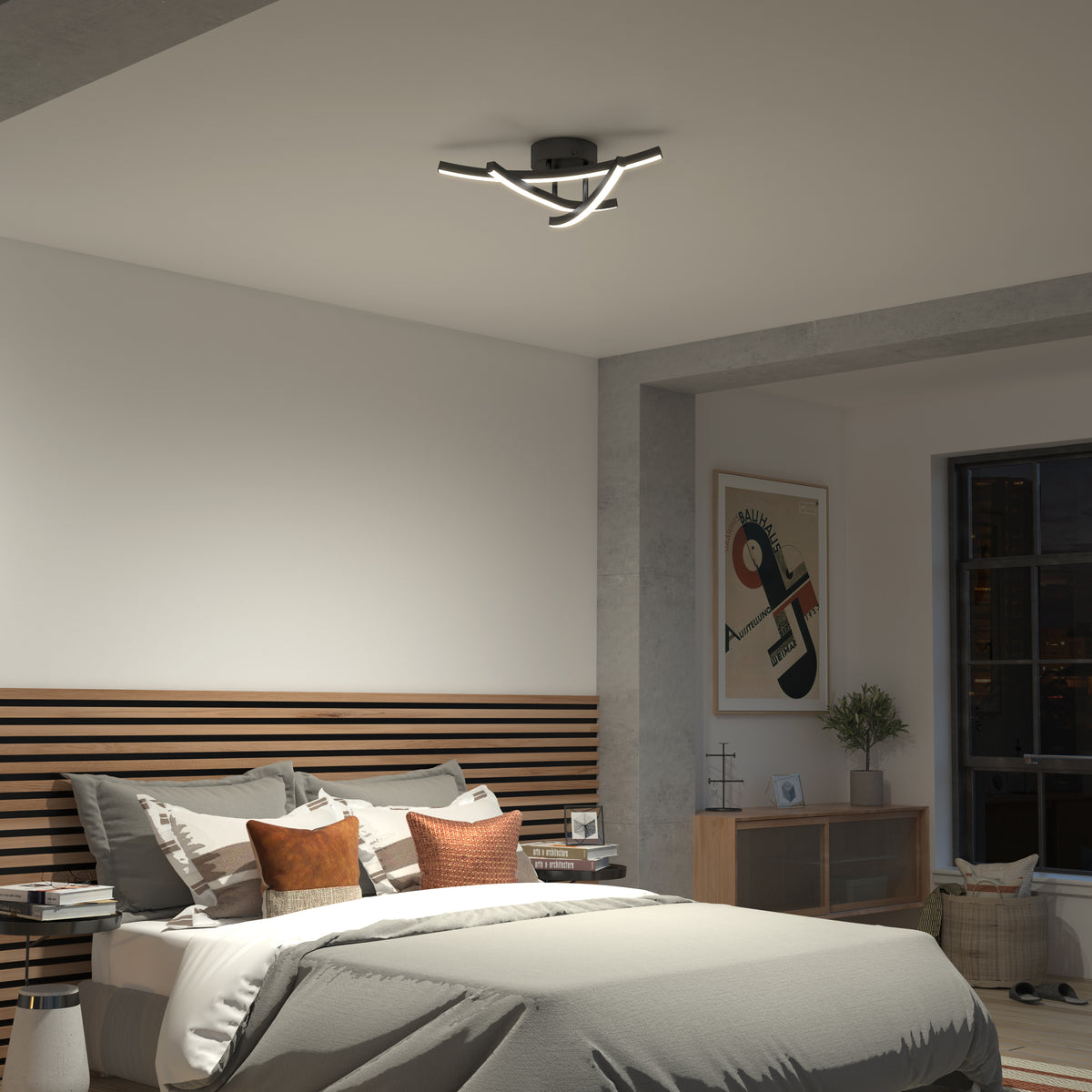 Orly 18 in. (45 cm) Modern LED Flush Mount Ceiling Light 3 CCT