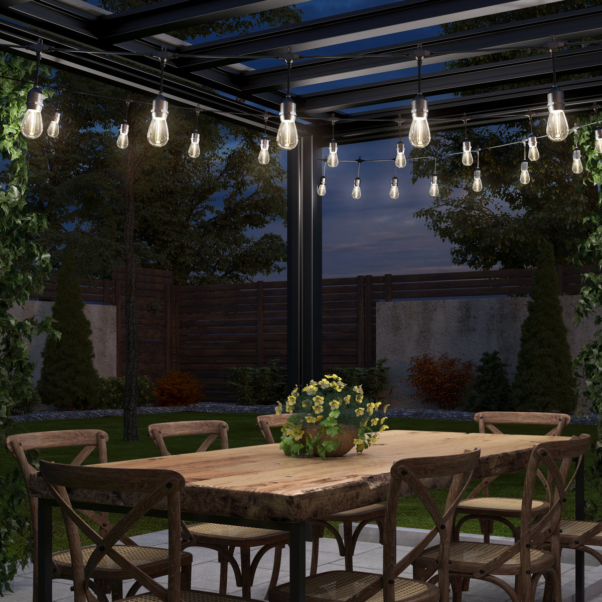 Blaze 20 LED Outdoor Solar String Lights
