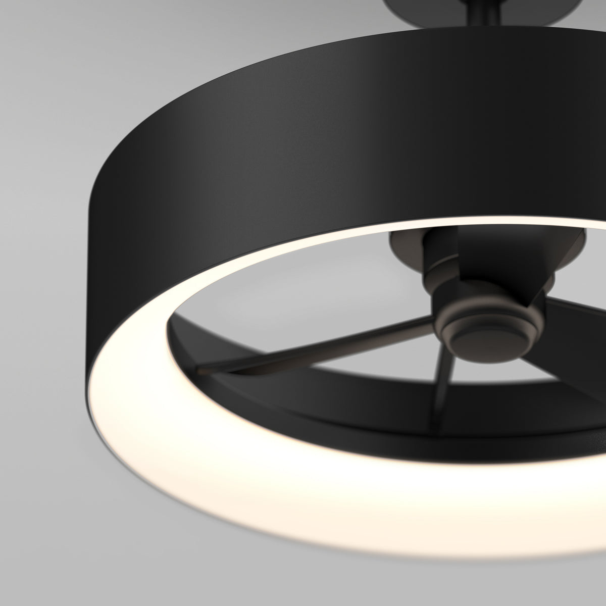 Aiden 24 in. (61 cm) LED modern fandelier ceiling fan with light - includes remote