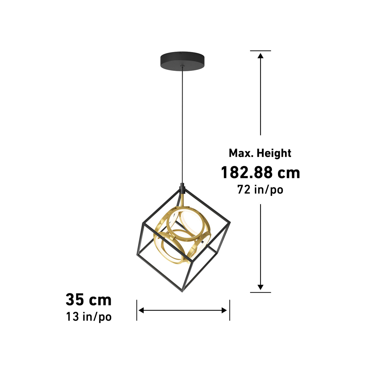 Mini Luxury LED pendant light