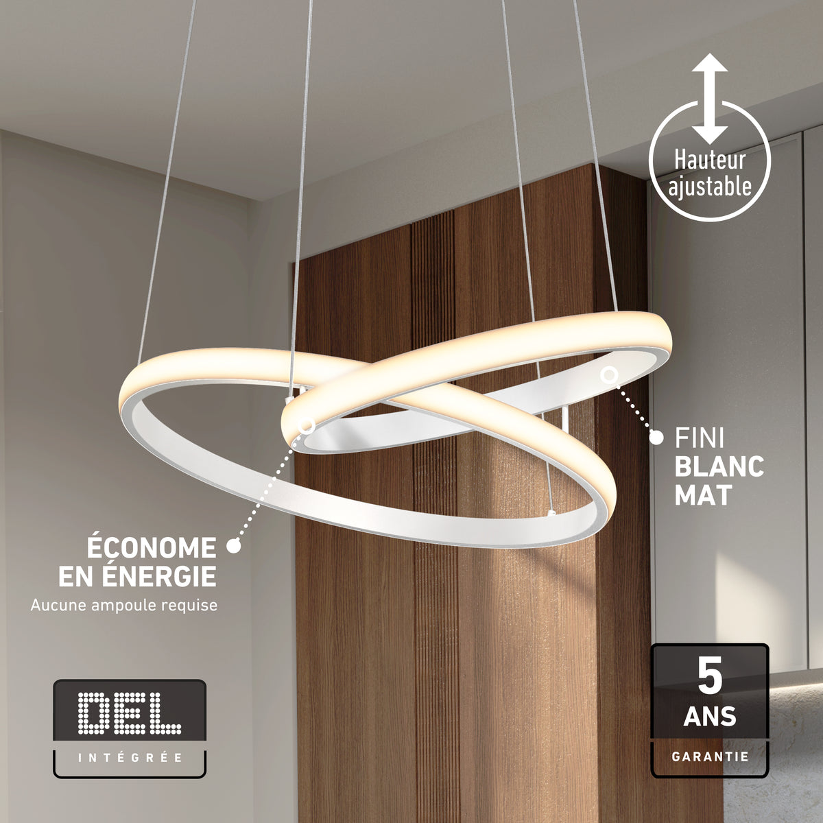 Suspension DEL Mora 28 po, 5 TCC