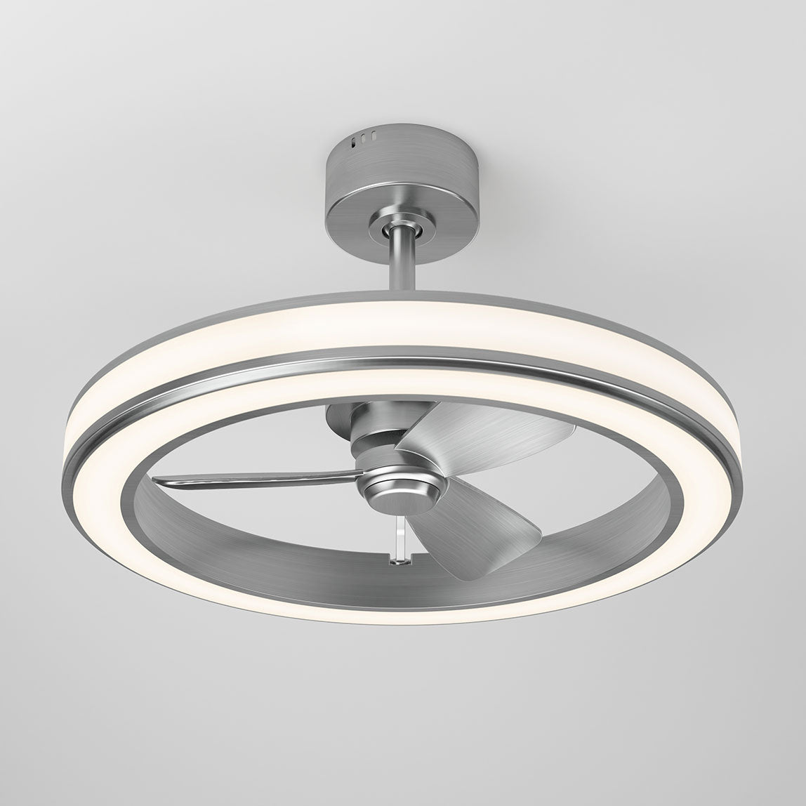 Edwin 23 in. (58 cm) LED modern fandelier ceiling fan with light - includes remote