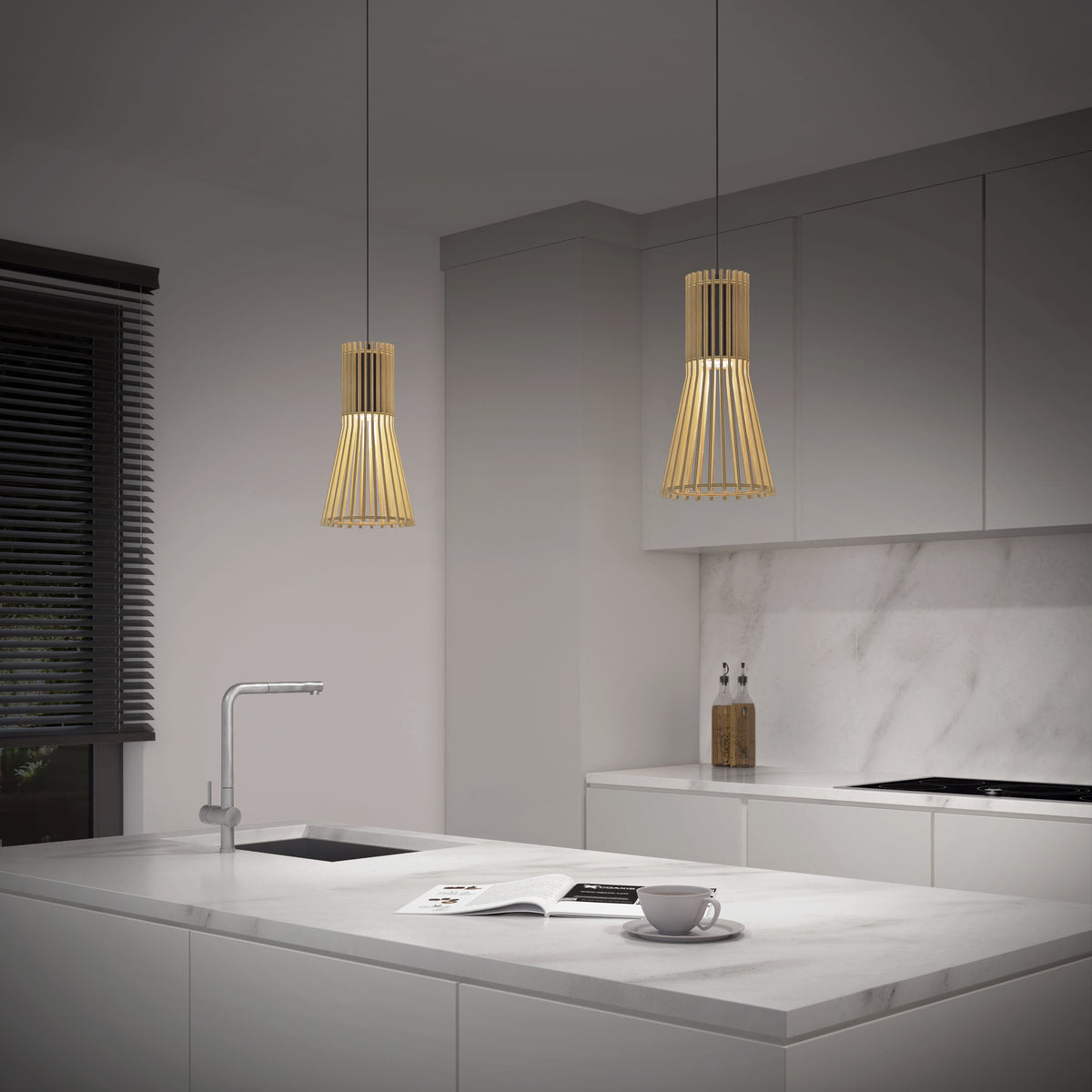 Kiyo modern LED pendant light 3 CCT