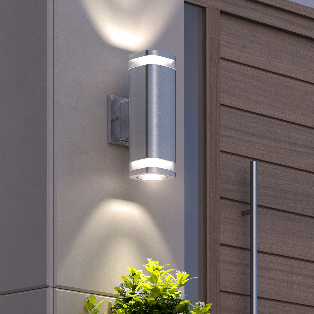 Mettle LED indoor-outdoor wall light