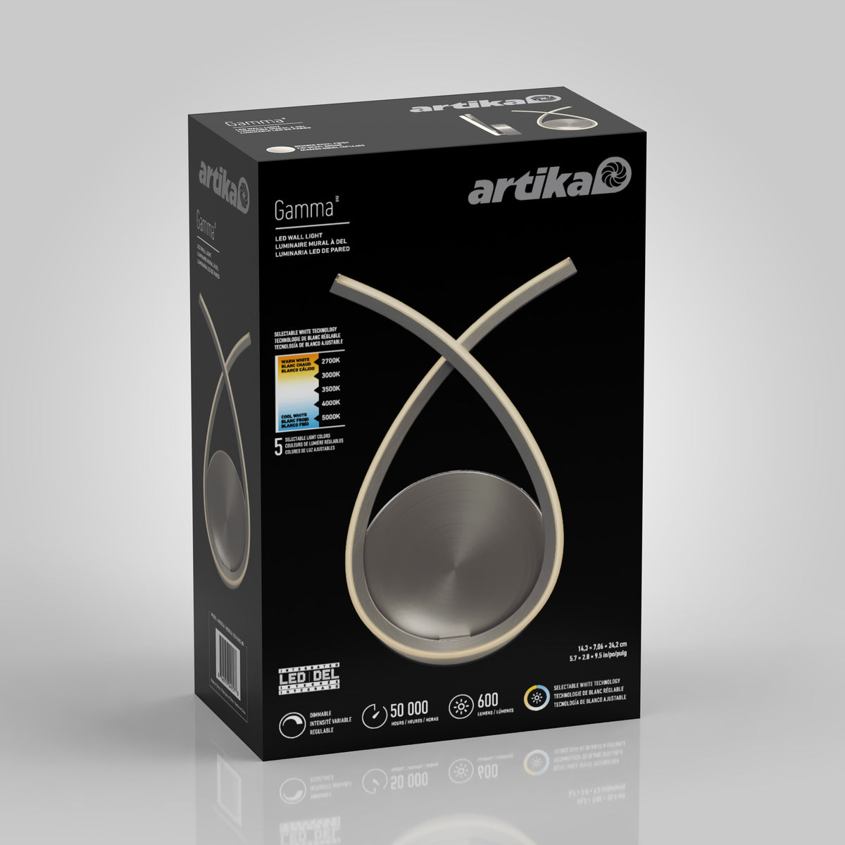 Gamma lámpara de pared LED moderno 5 CCT