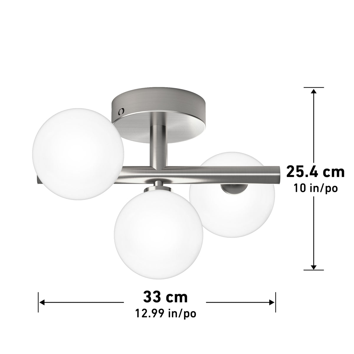 Bloom 13 in. (33 cm) Modern LED Flush Mount Ceiling Light 3 CCT
