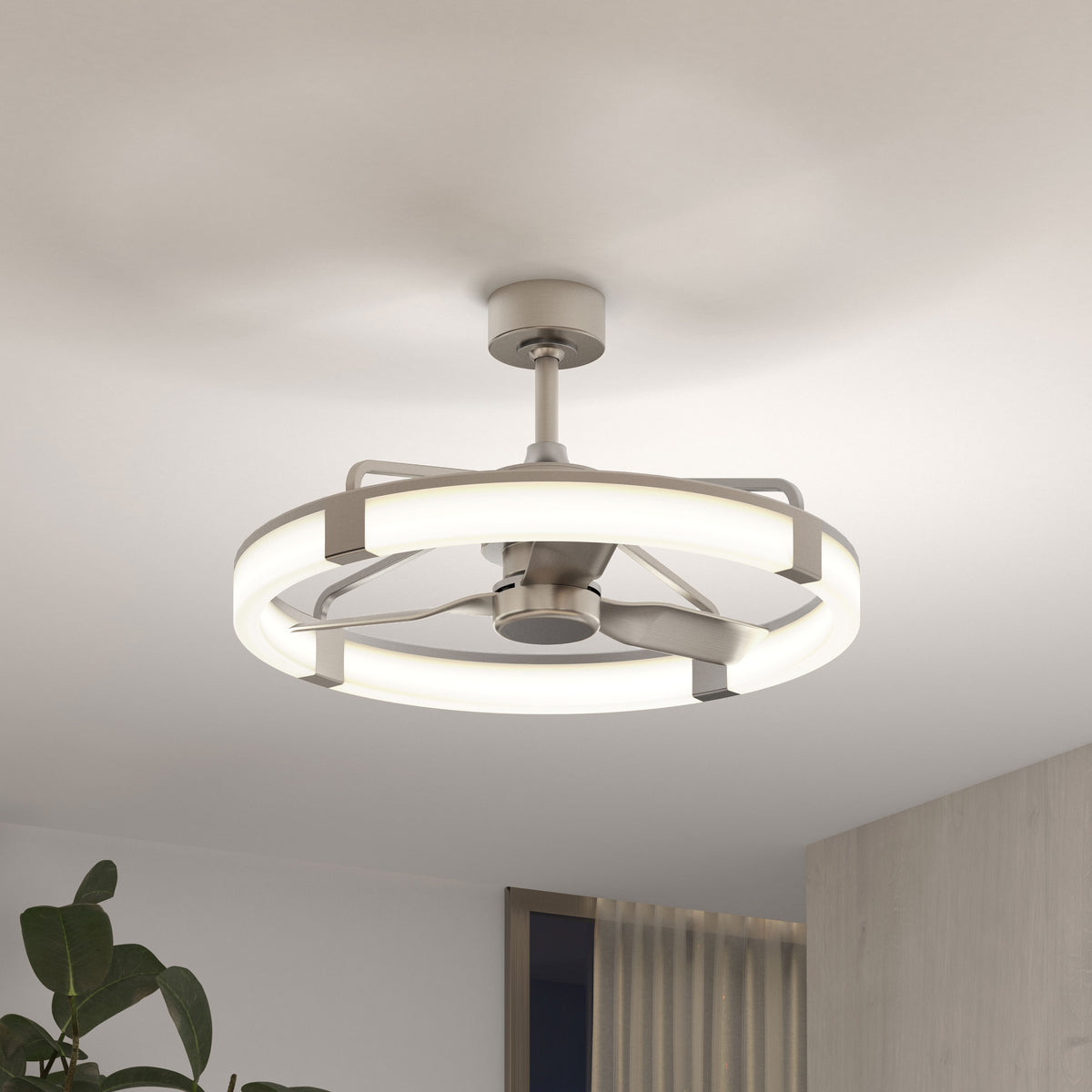 Sunnyvale 28 in. LED modern ceiling fan - with remote