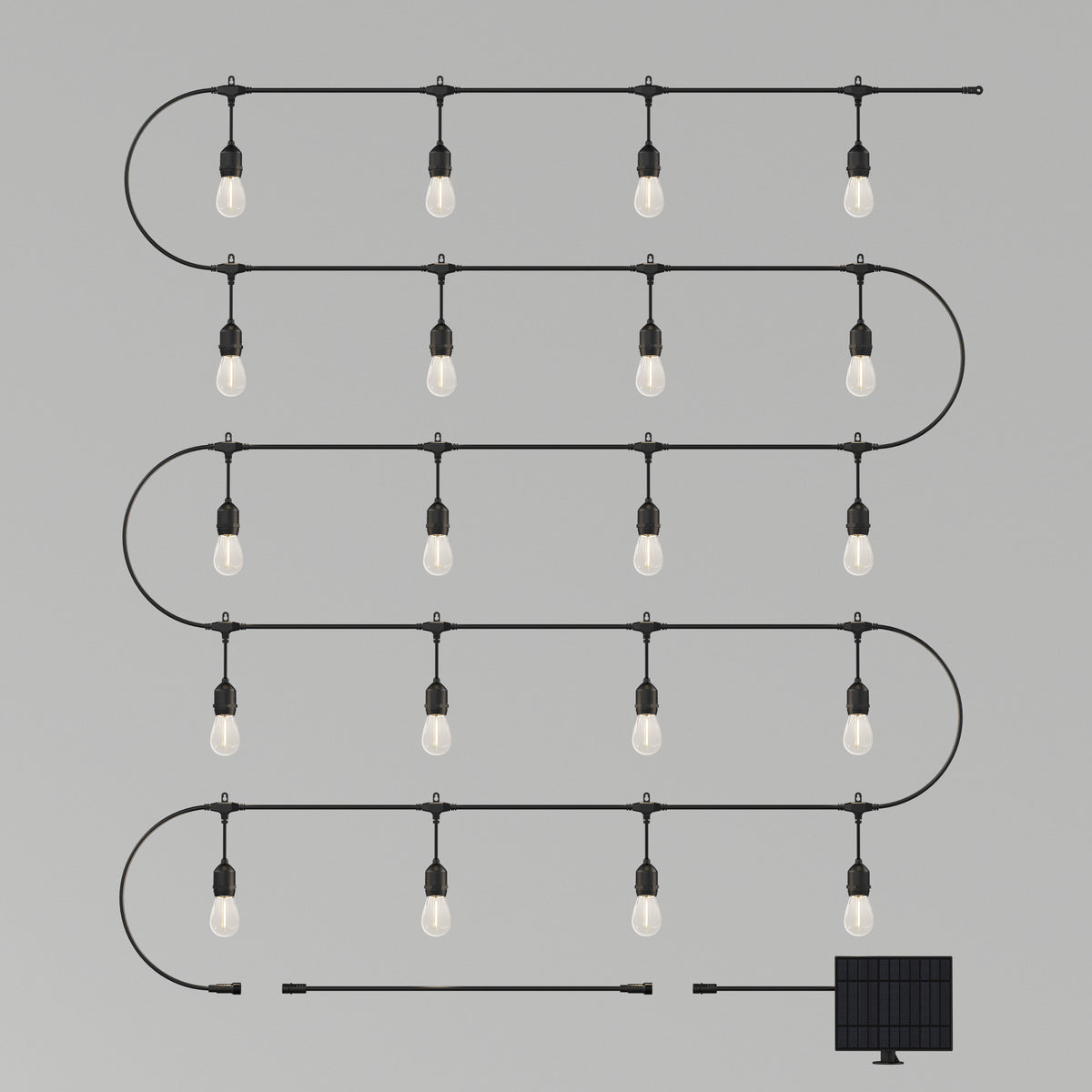 Guirlande lumineuse solaire Eclipse avec télécommande
