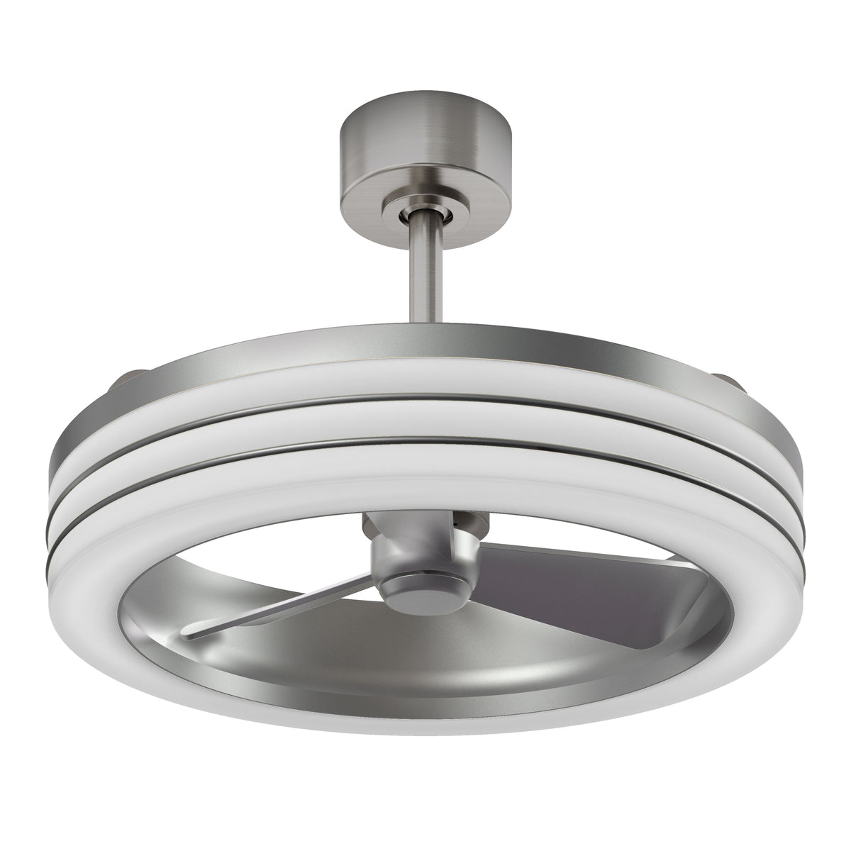 Horizon 58 cm (23 po) DEL moderne fandelier ventilateur de plafond avec lumière - télécommande incluse