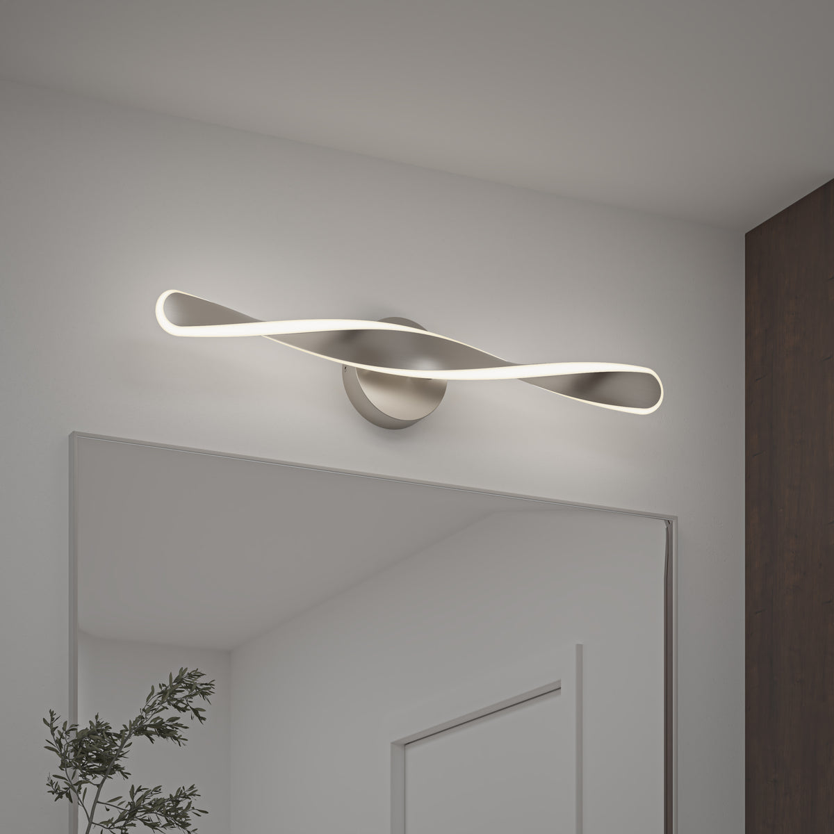 Finley 28 pulg (70 cm) luminario de baño LED integrado 3 TCL para baño