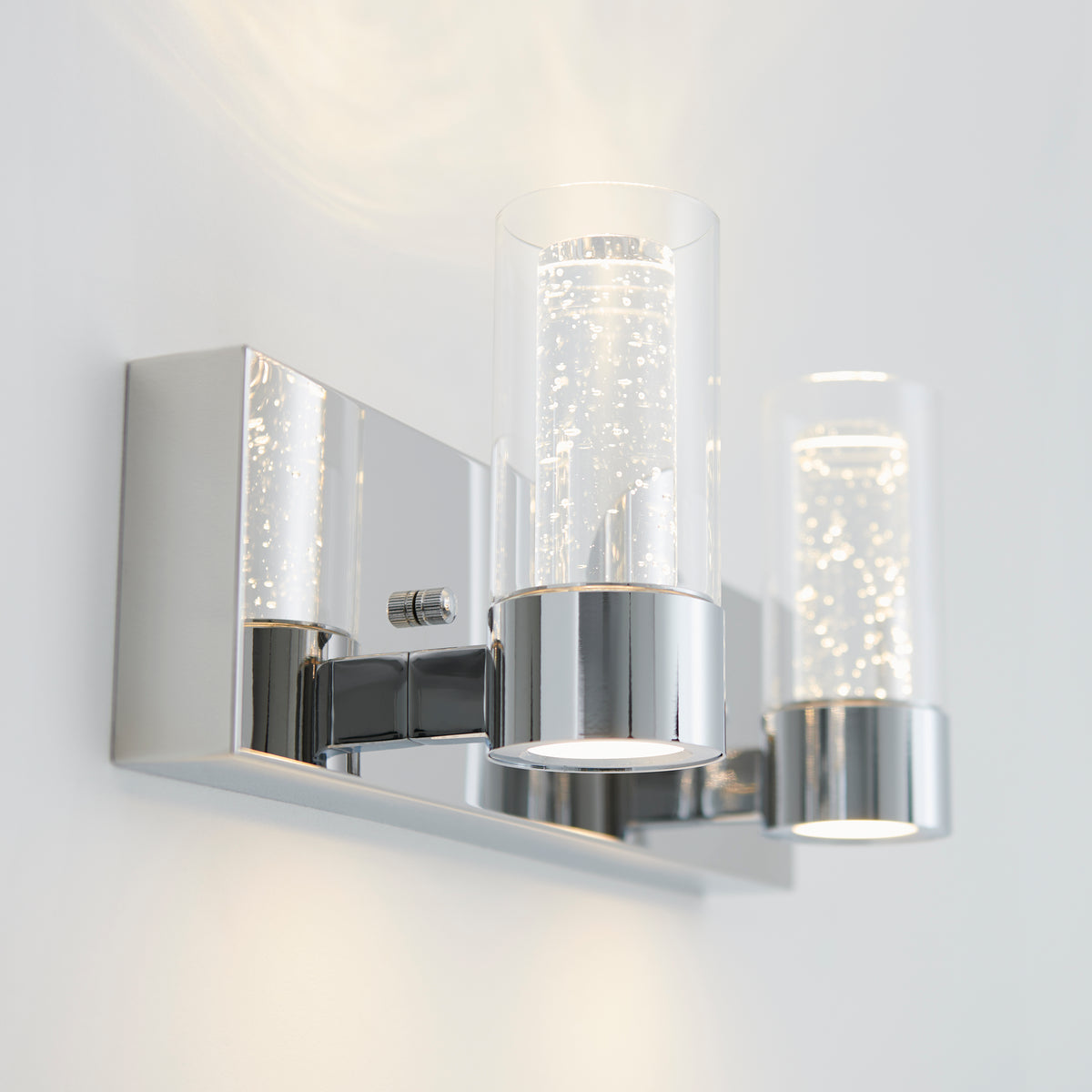 Ratio 16 pulg (40 cm) luminario de vanidad de 2 luces LED moderno para baño