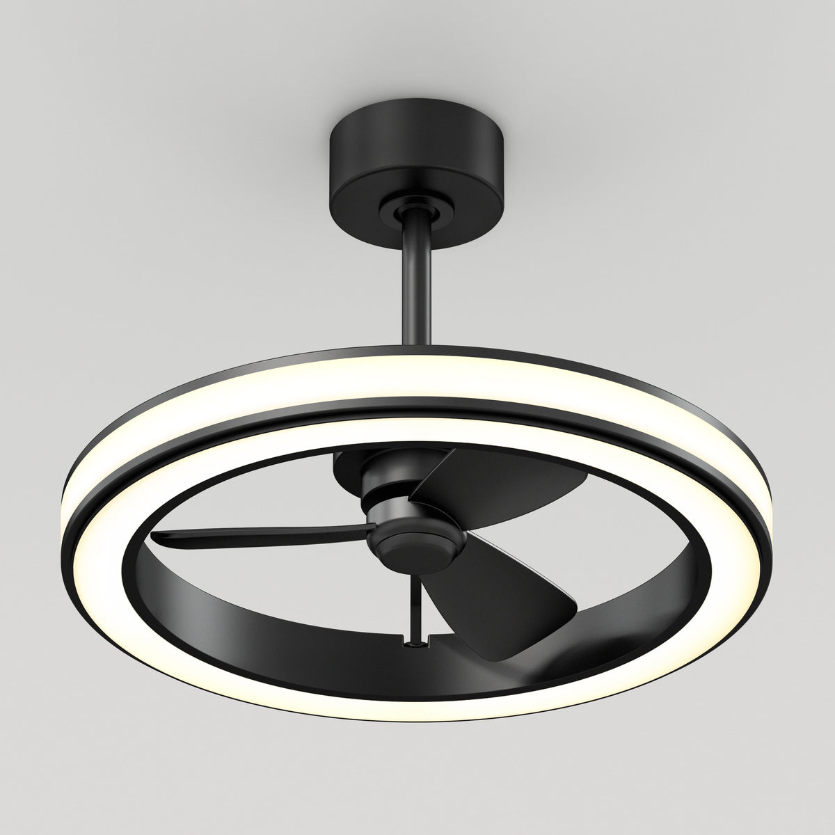 Edwin 23 in. (58 cm) LED modern fandelier ceiling fan with light - includes remote