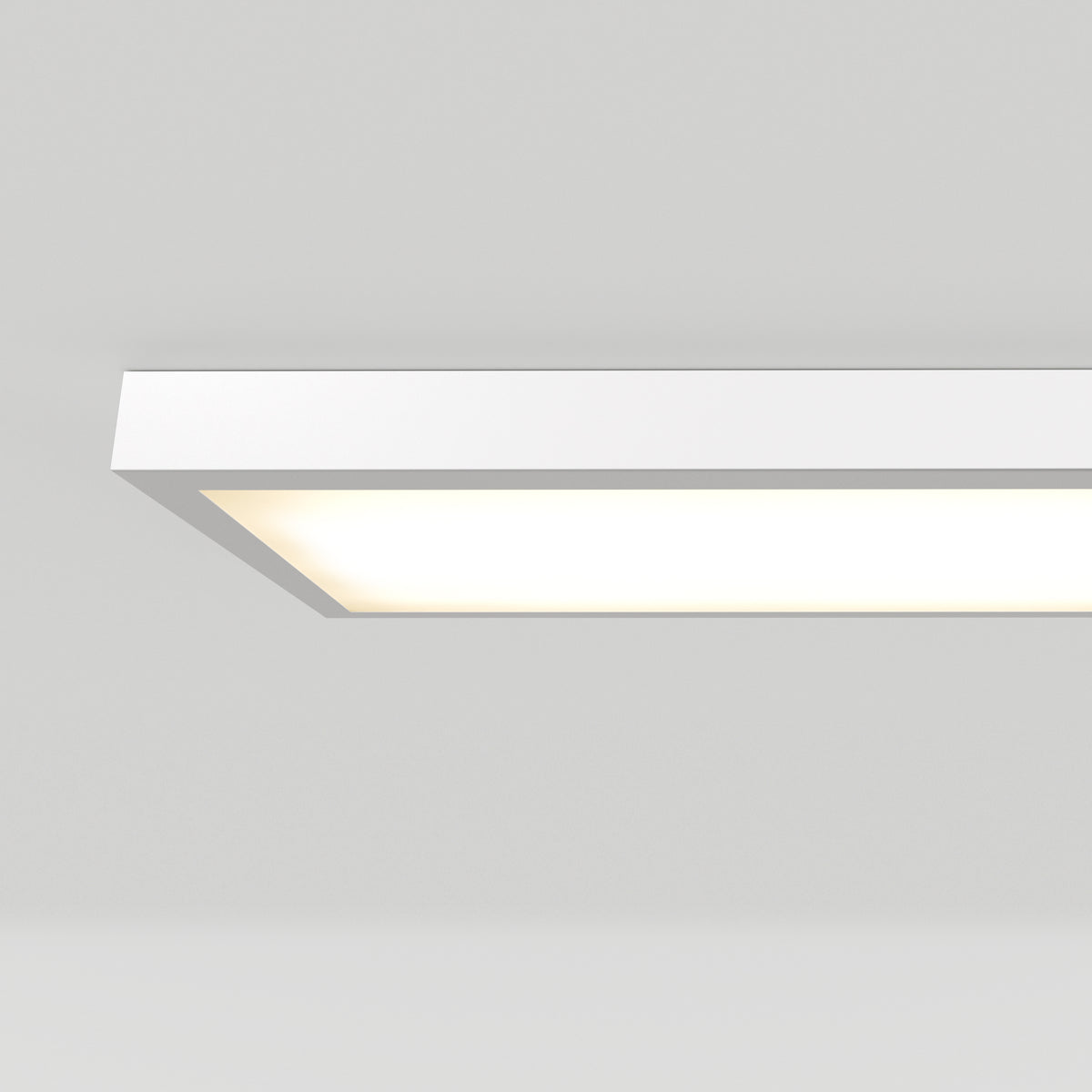 The Artika Skyshade smart RGB LED light panel with a white frame brightens any workspace, ideal for workshop lighting.