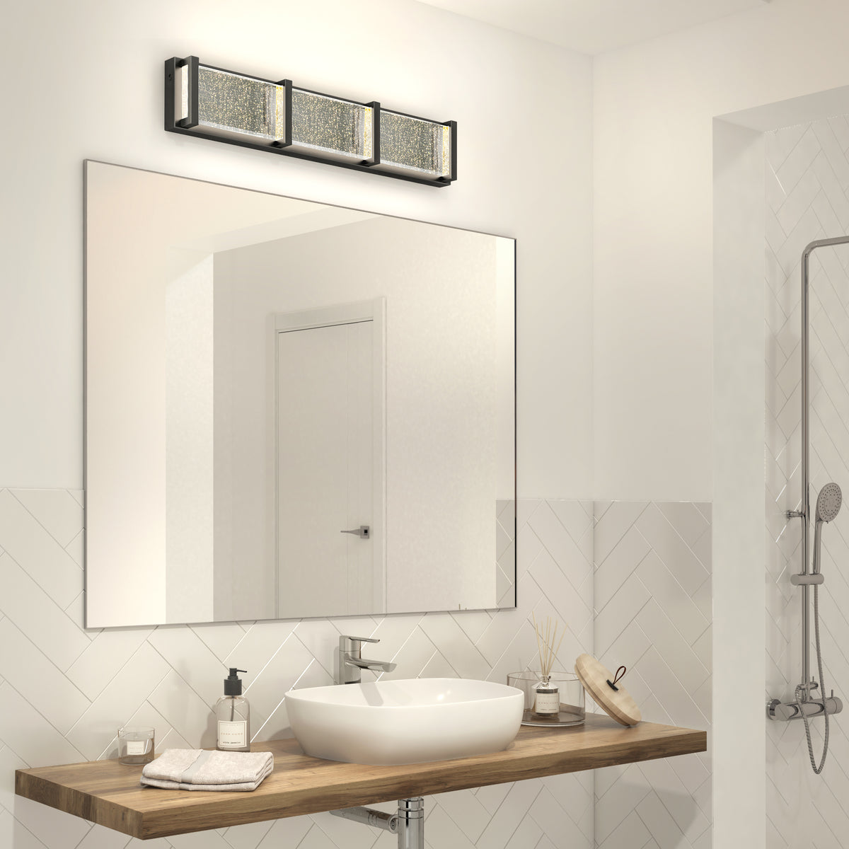 Subway Essence 27-in (69 cm) Integrated LED Vanity Light Bar for Bathroom