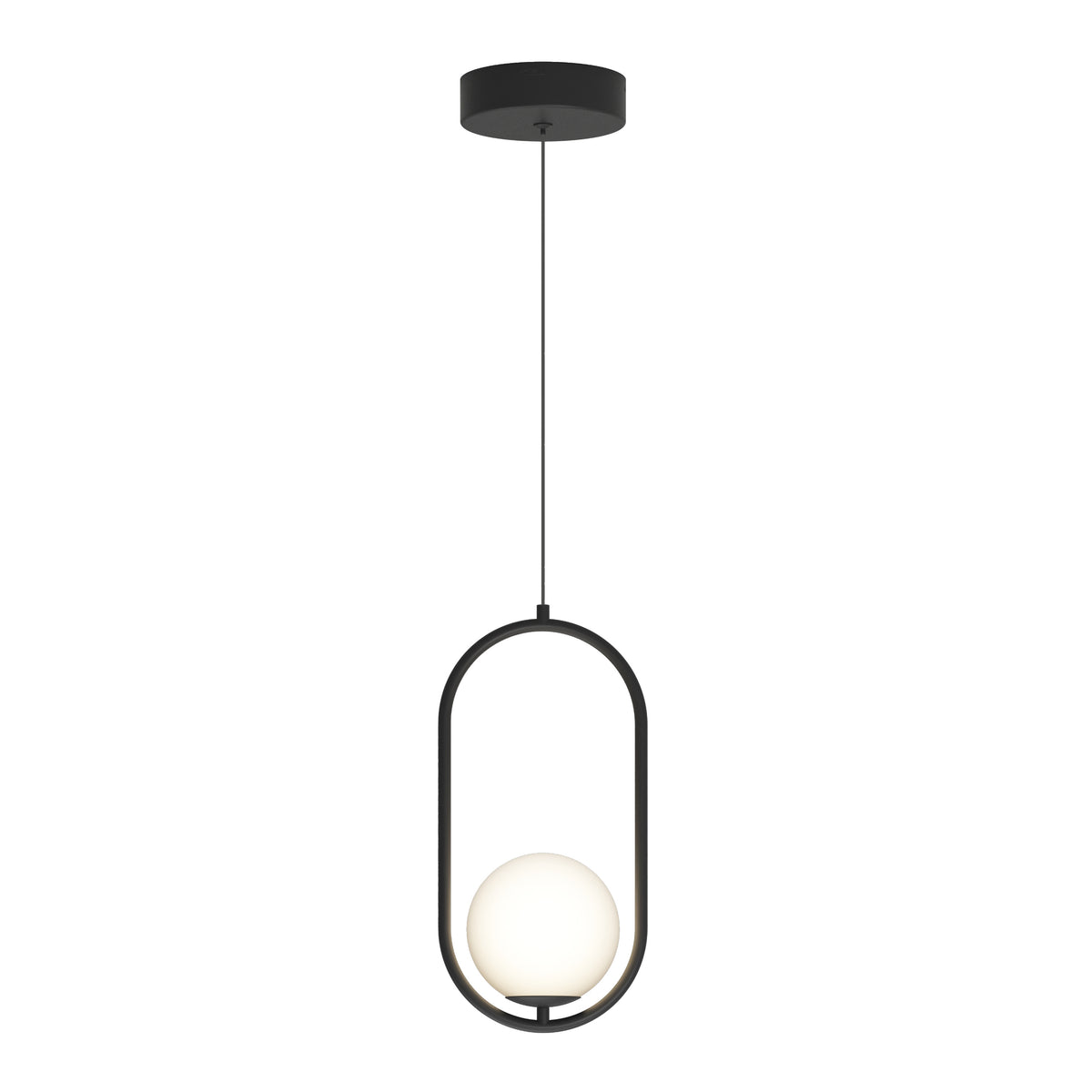 Bloom mid-century LED pendant light