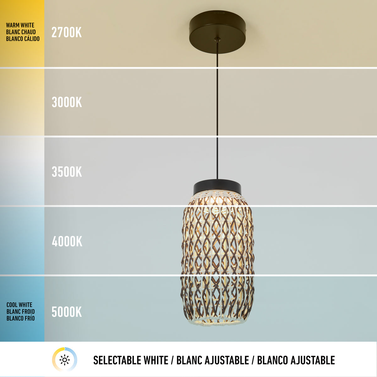 Benson Mini LED pendant light 5 CCT