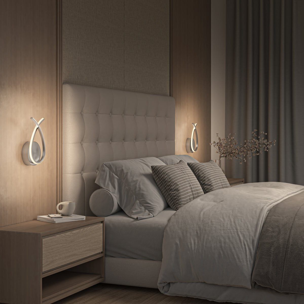 Gamma lámpara de pared LED moderno 5 CCT