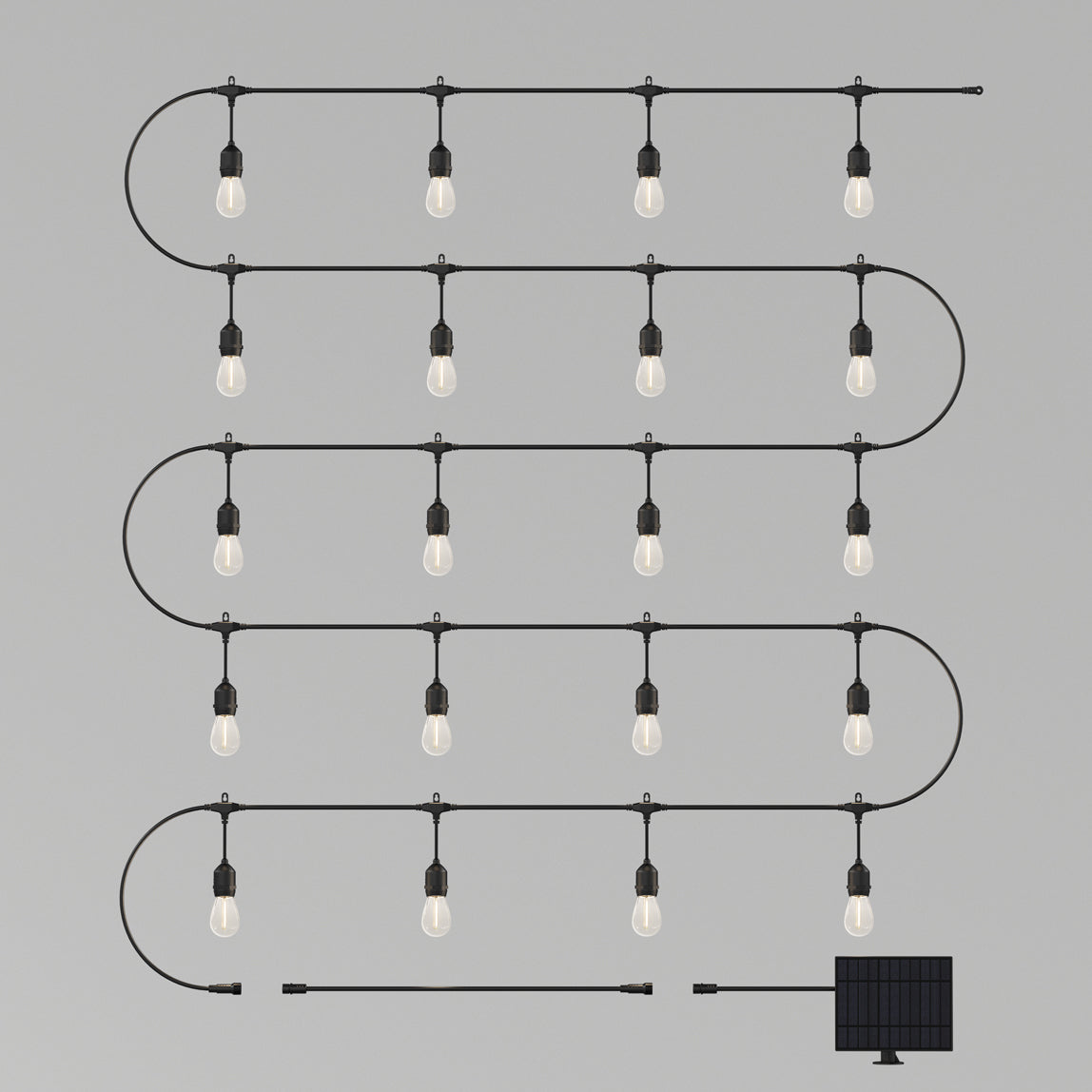 Blaze 20 LED Outdoor Solar String Lights