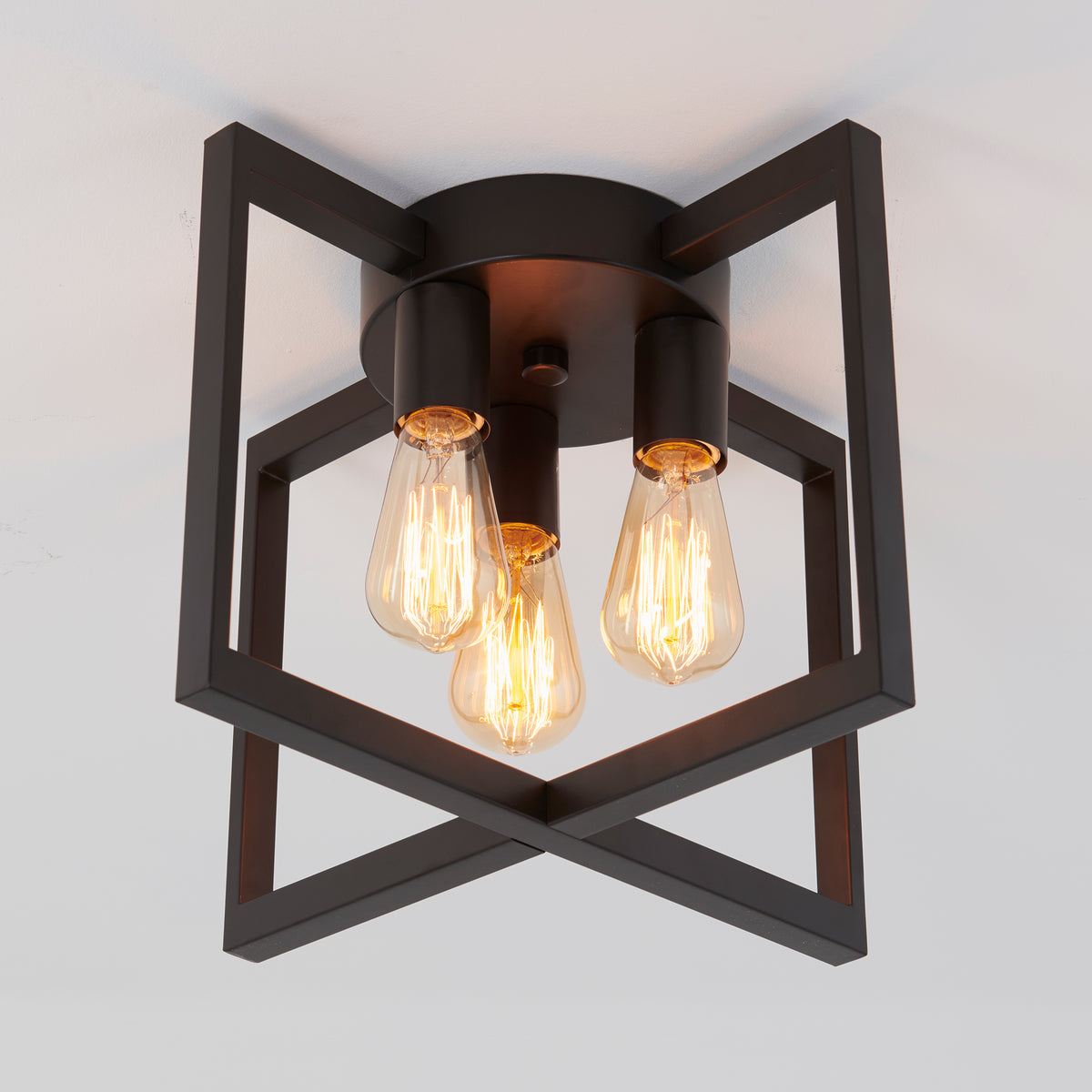 Yale luz de techo LED empotrada 37 cm (15 in.) con 3 Bombillas