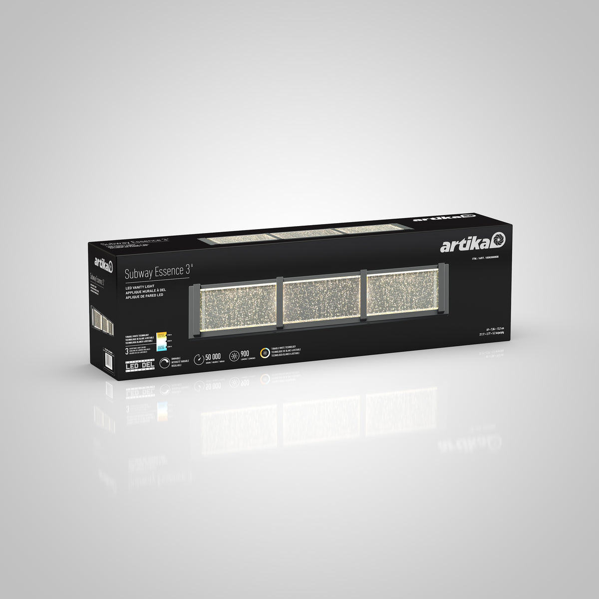 Subway Essence 27-in (69 cm) Integrated LED Vanity Light Bar for Bathroom