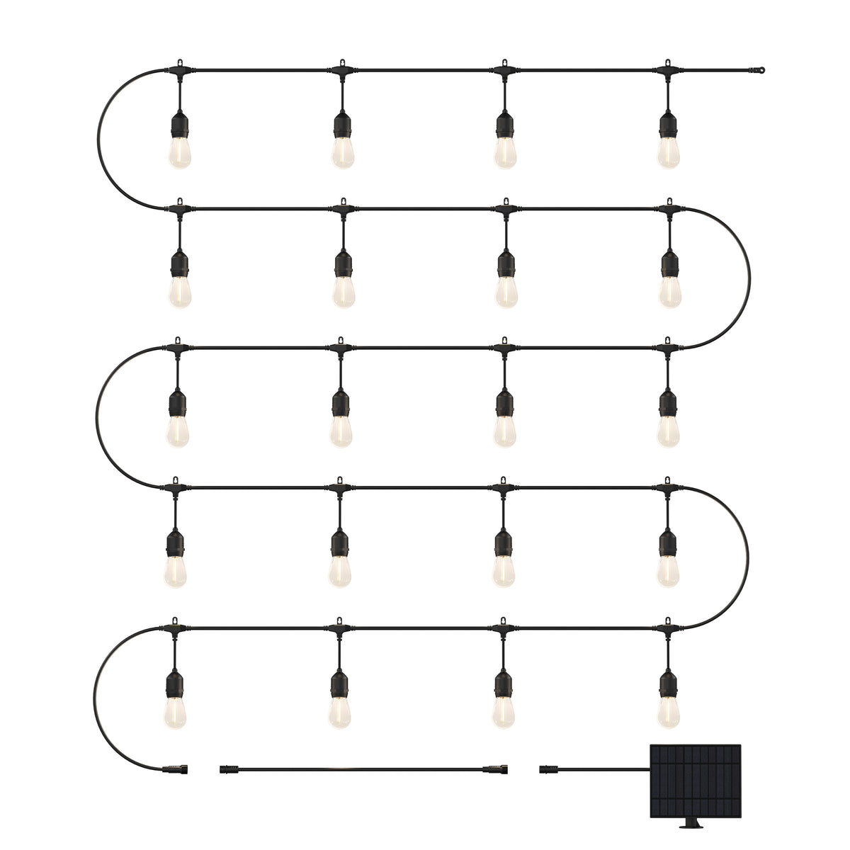 Guirlande lumineuse solaire Eclipse avec télécommande