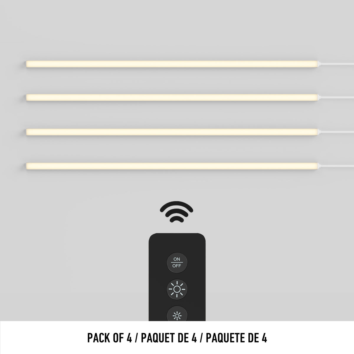Luminaire DEL Lumilok avec télécommande pour Sonolok - paquet de 4