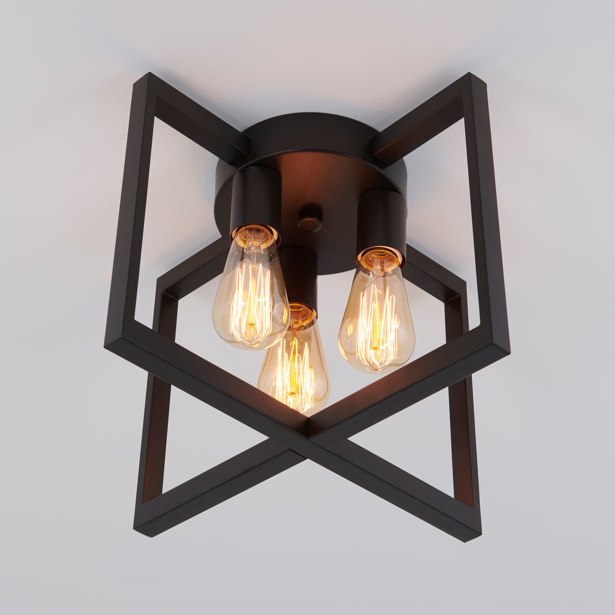 Yale luz de techo LED empotrada 37 cm (15 in.) con 3 Bombillas