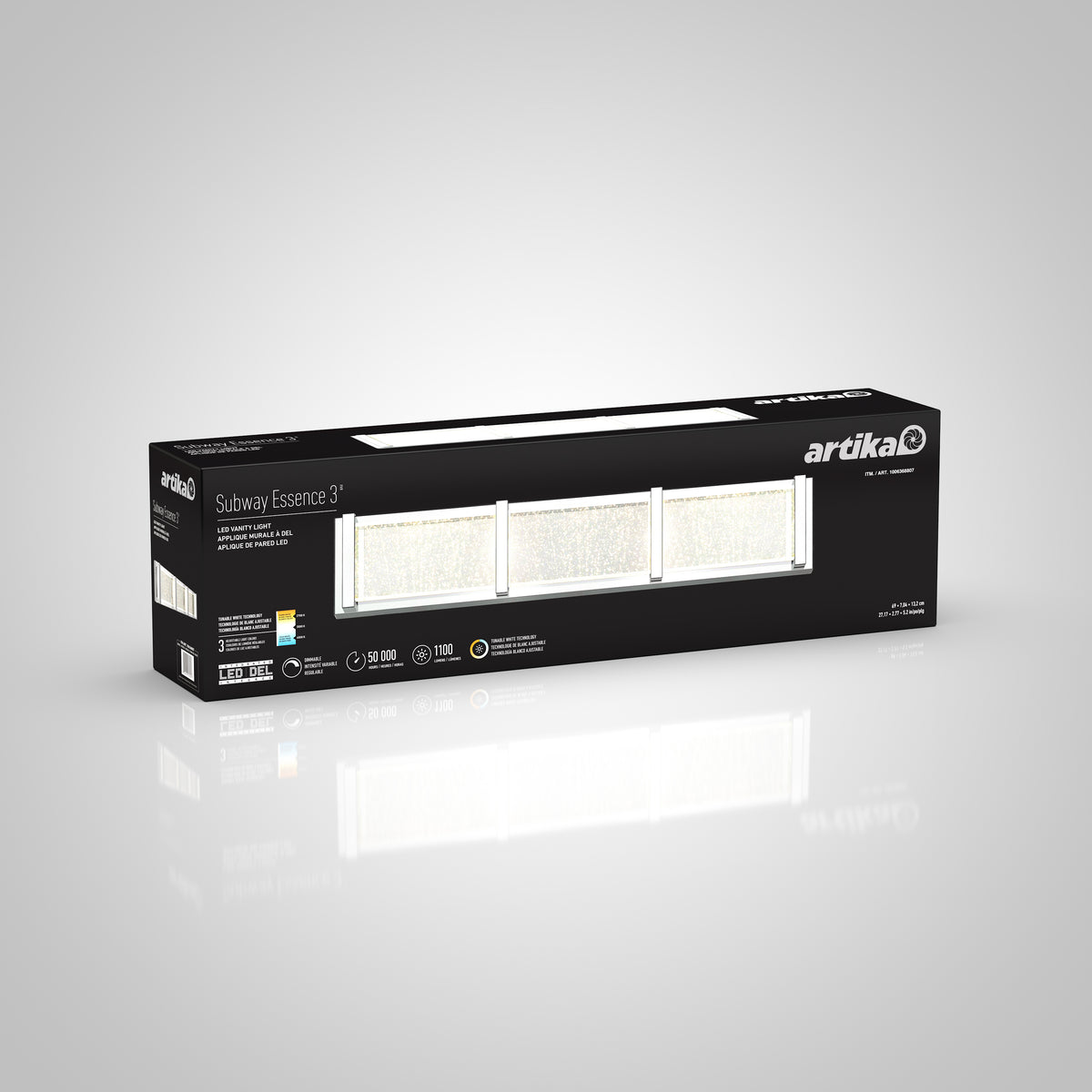 Subway Essence 27-in (69 cm) Integrated LED Vanity Light Bar for Bathroom