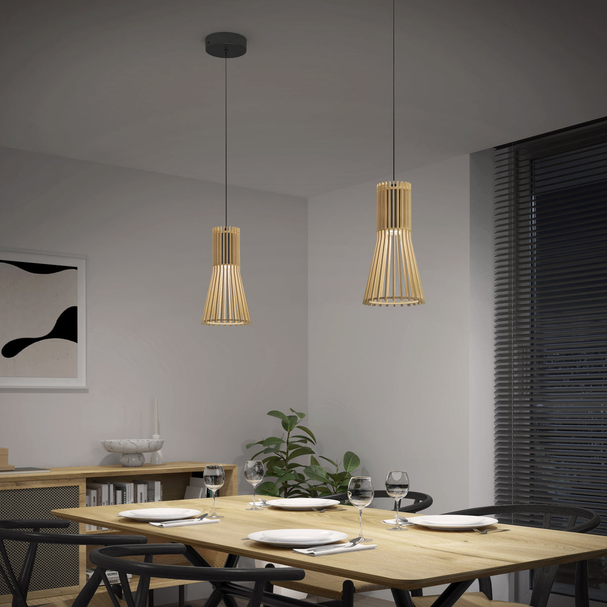 Kiyo modern LED pendant light 3 CCT