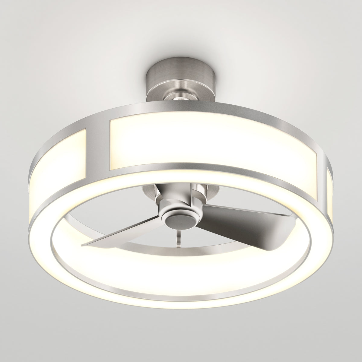 Huxley 23 in. (59 cm) LED modern fandelier ceiling fan with light
