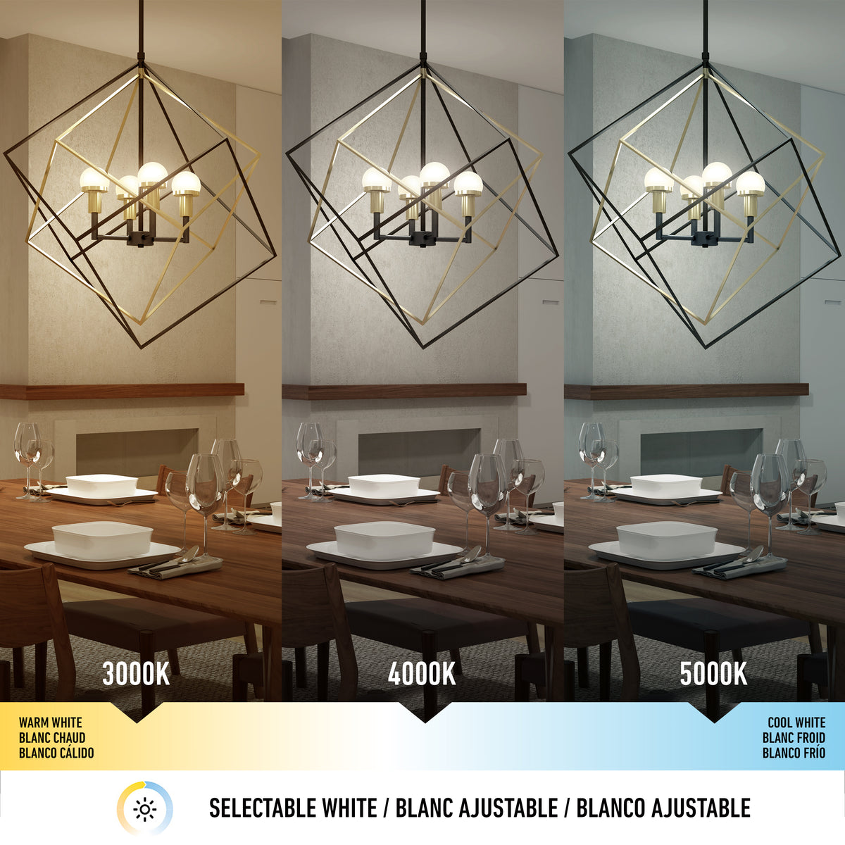 Peyton LED modern mid-century pendant light