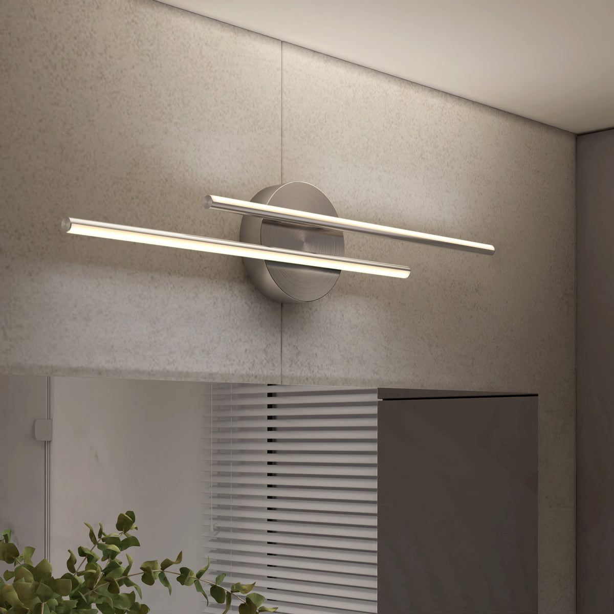 Cisco 27 pulg (69 cm) luminario de baño LED integrado 5 TCL para baño