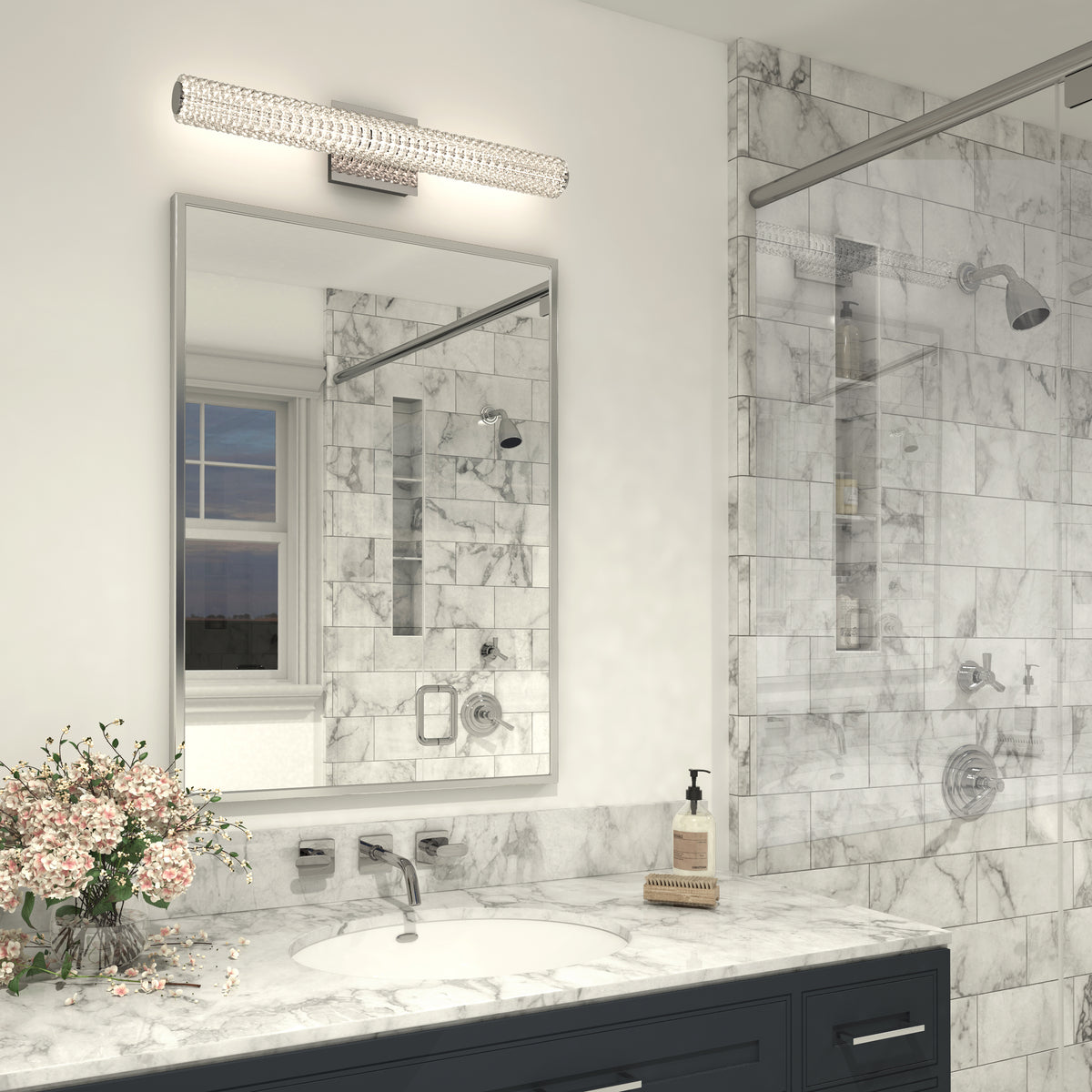 Exalto modern LED bathroom vanity light