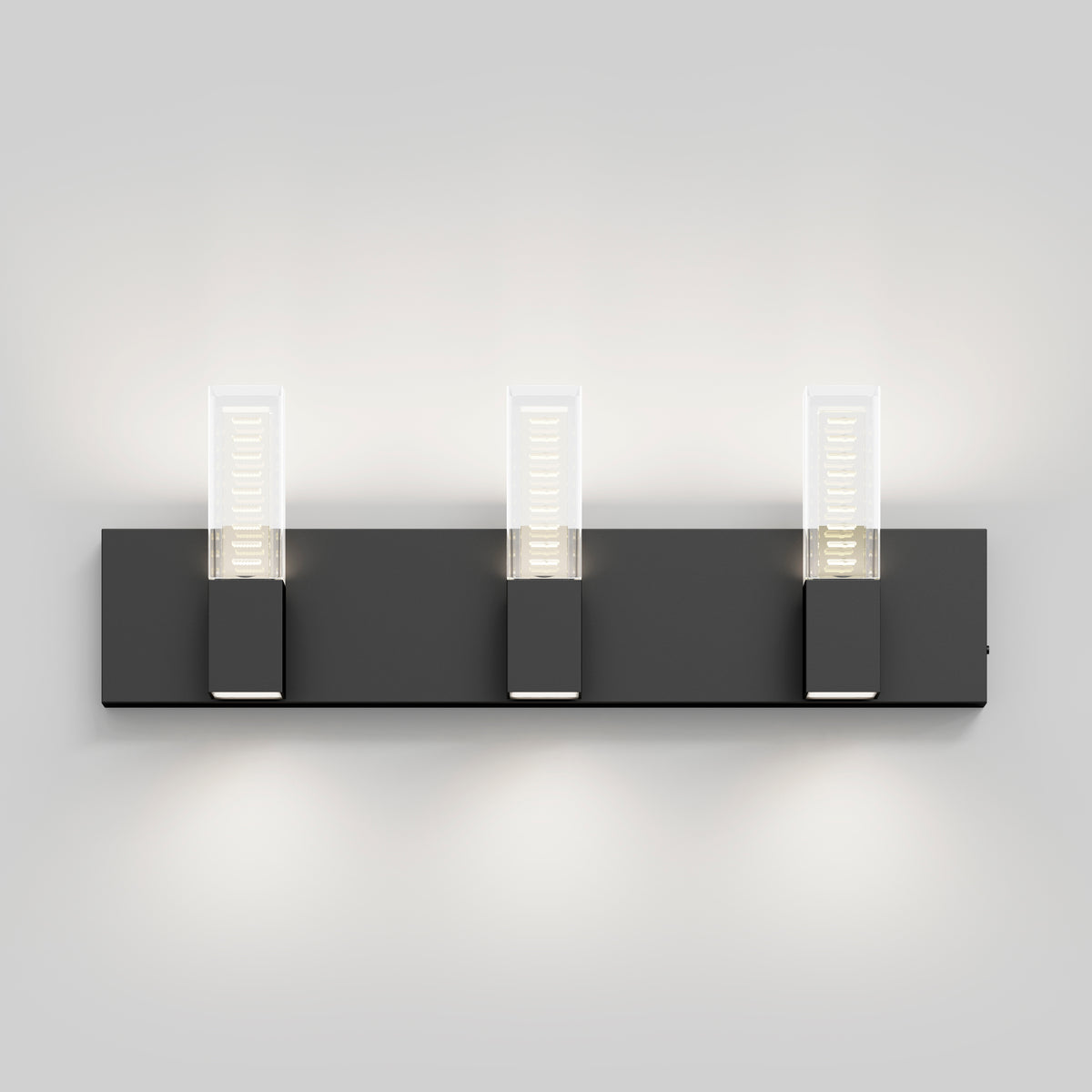The Artika Hologram LED modern bathroom vanity light 5 CCT adds sleek style and bright lighting to your bathroom mirror.