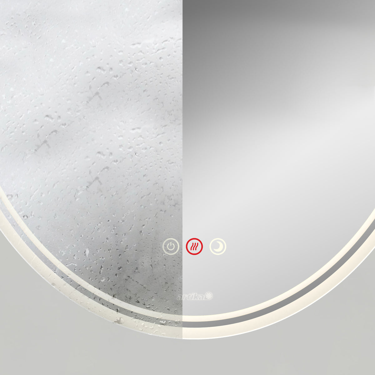 Corby 22 in. x 28 in. LED mirror 3 CCT with defogger