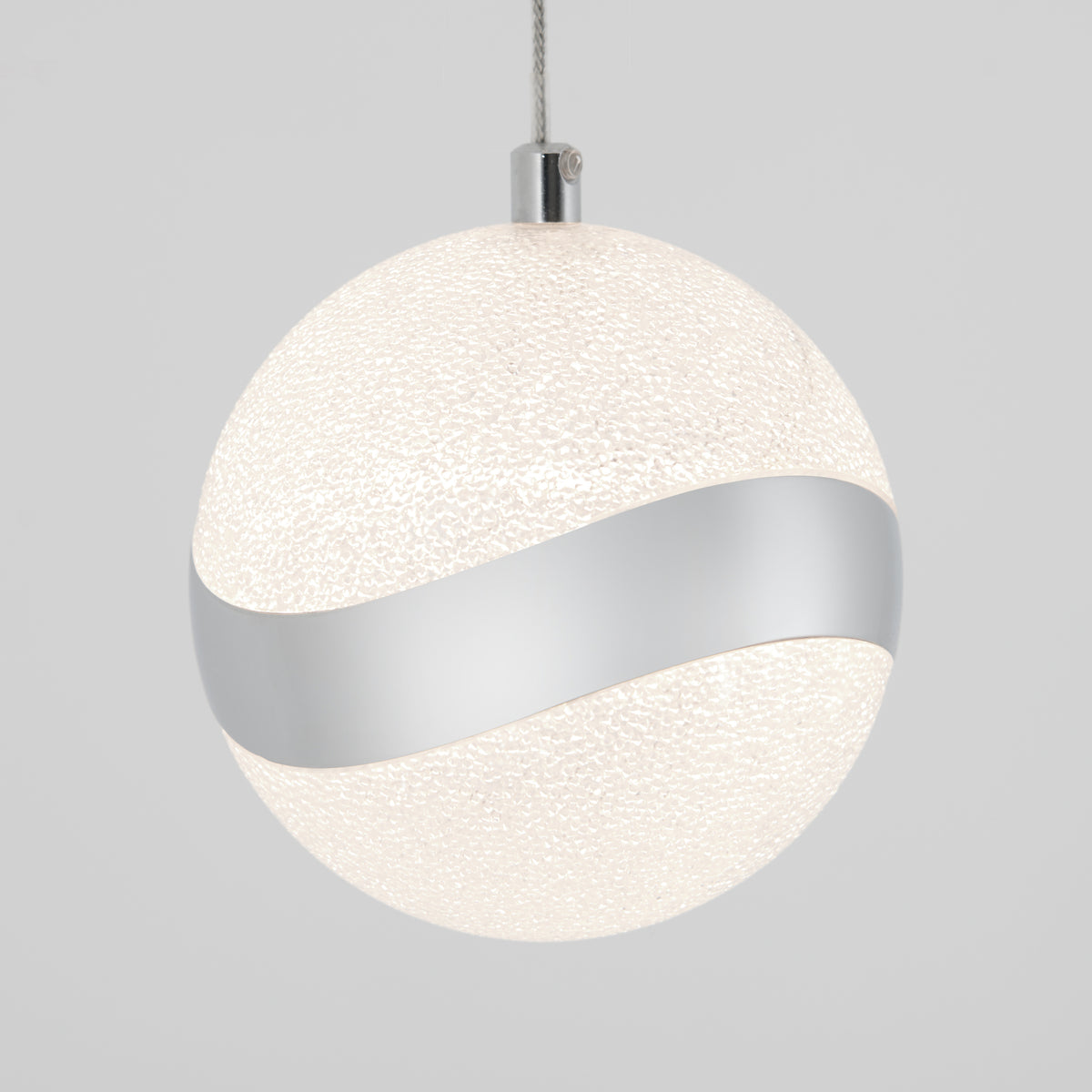 Wavey LED pendant light