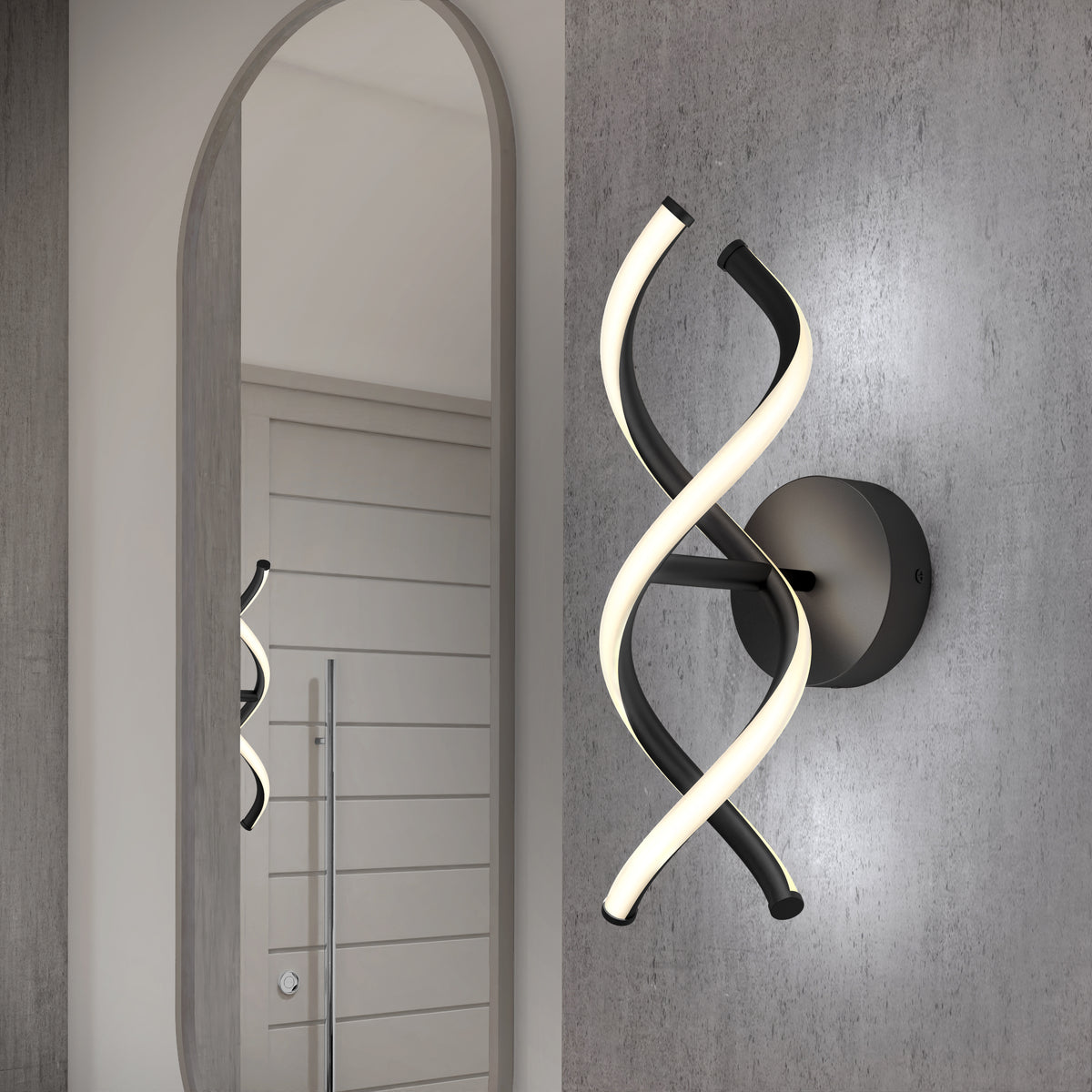 DNA modern LED wall sconce 3 CCT