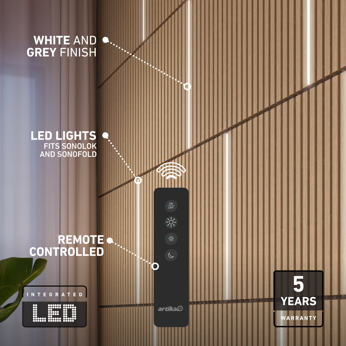 Luminaire DEL Lumilok avec télécommande pour Sonolok - paquet de 4