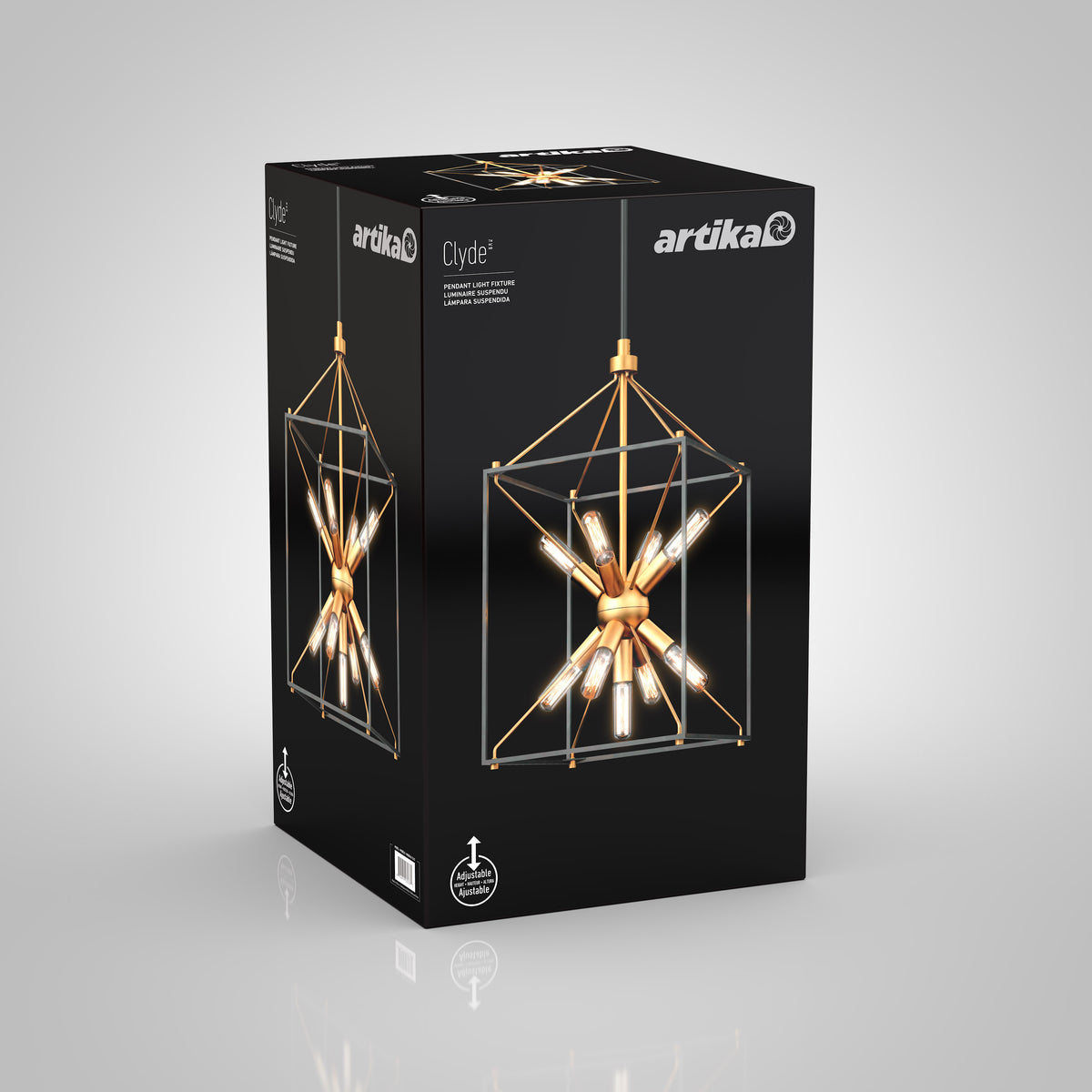 Clyde 9-light LED pendant light