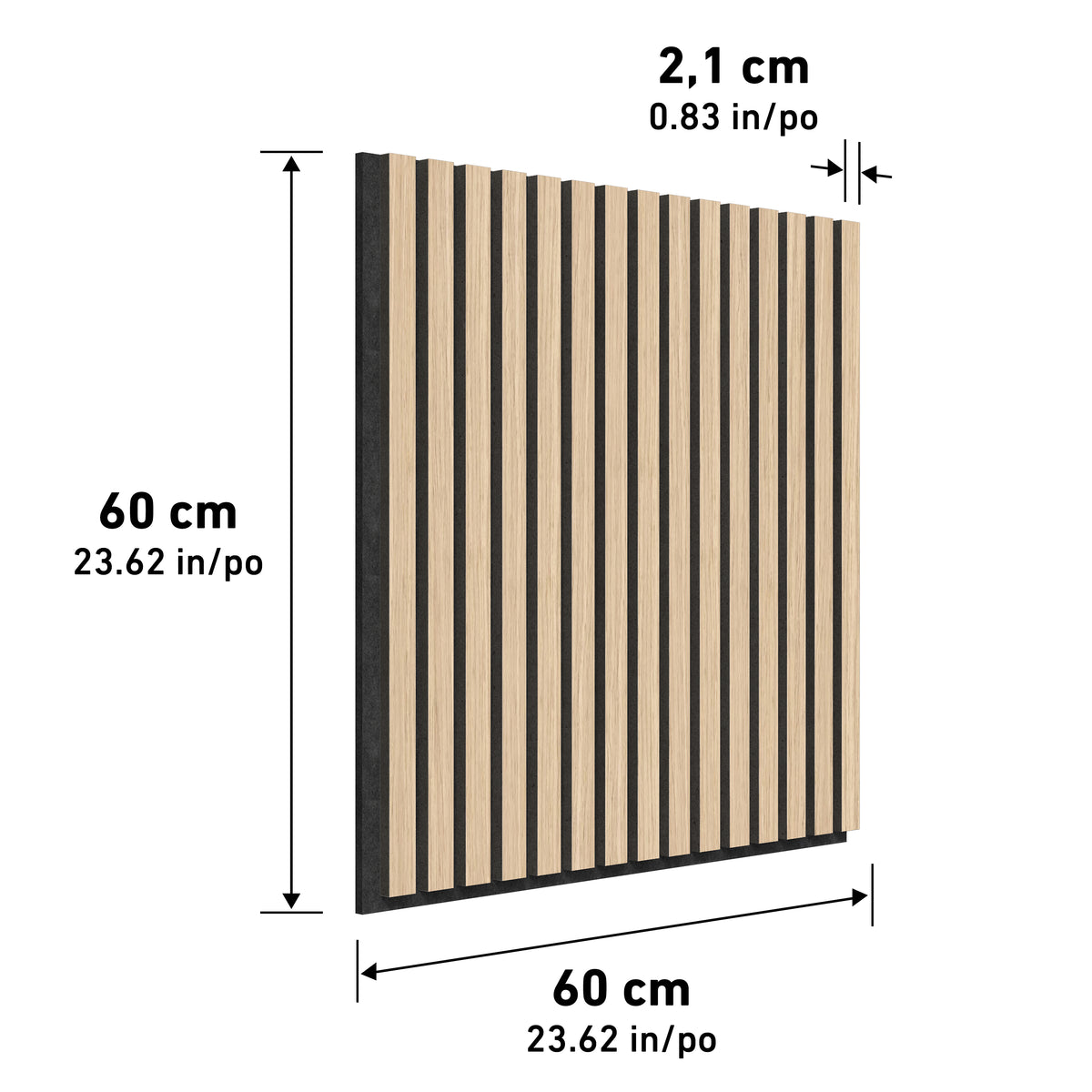 Sonolok panneaux muraux insonorisants 15,5 pi - paquet de 4