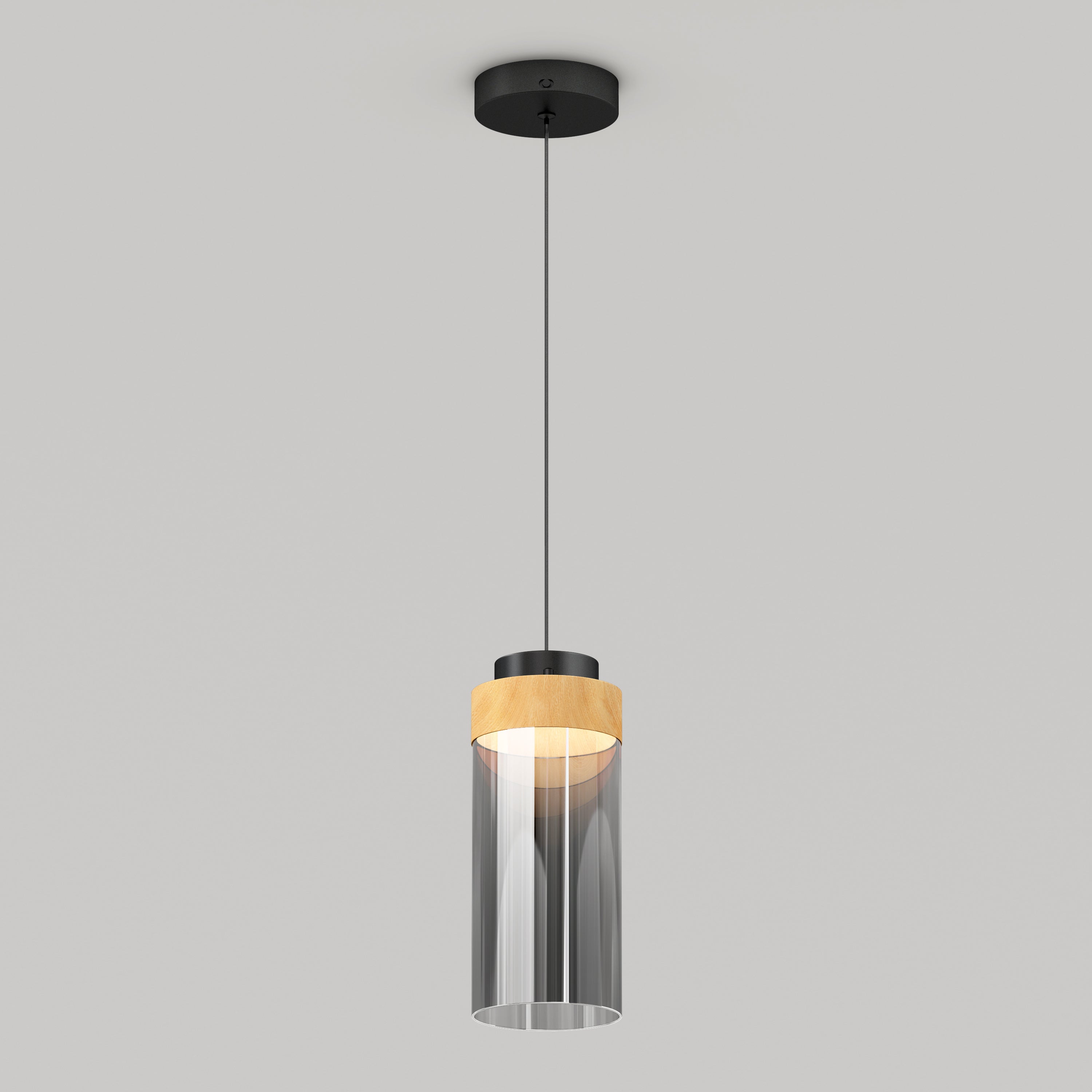 Hanson 1-light LED pendant in Black | Artika Canada