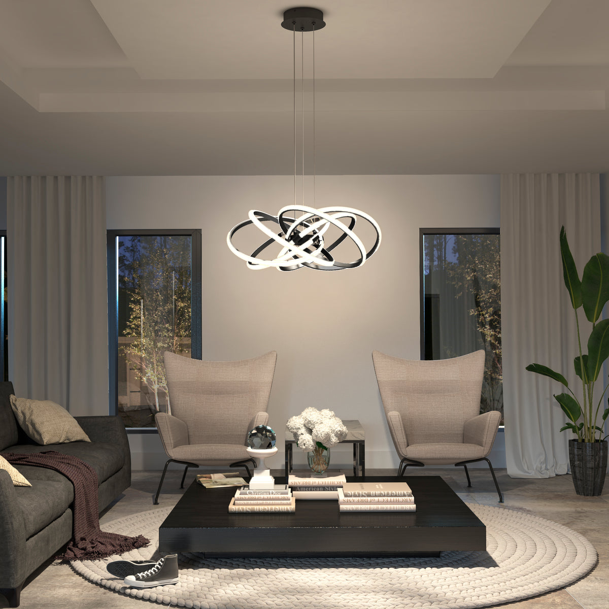 Maelstrom LED pendant light