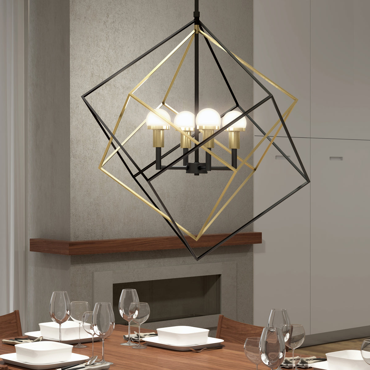 Peyton LED modern mid-century pendant light