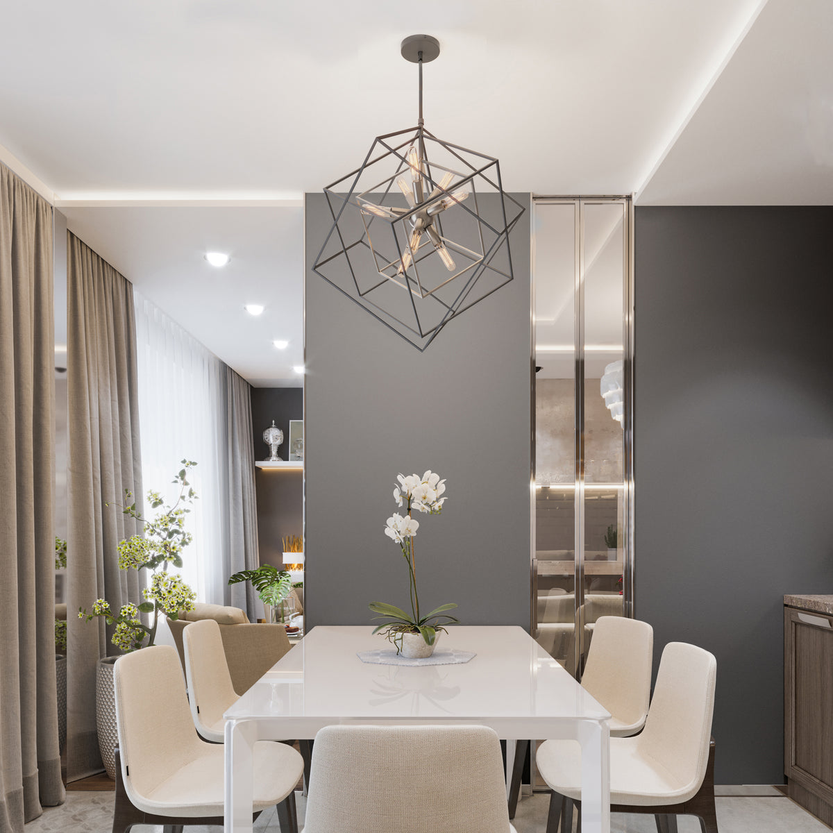 Imperium 9-light LED chandelier
